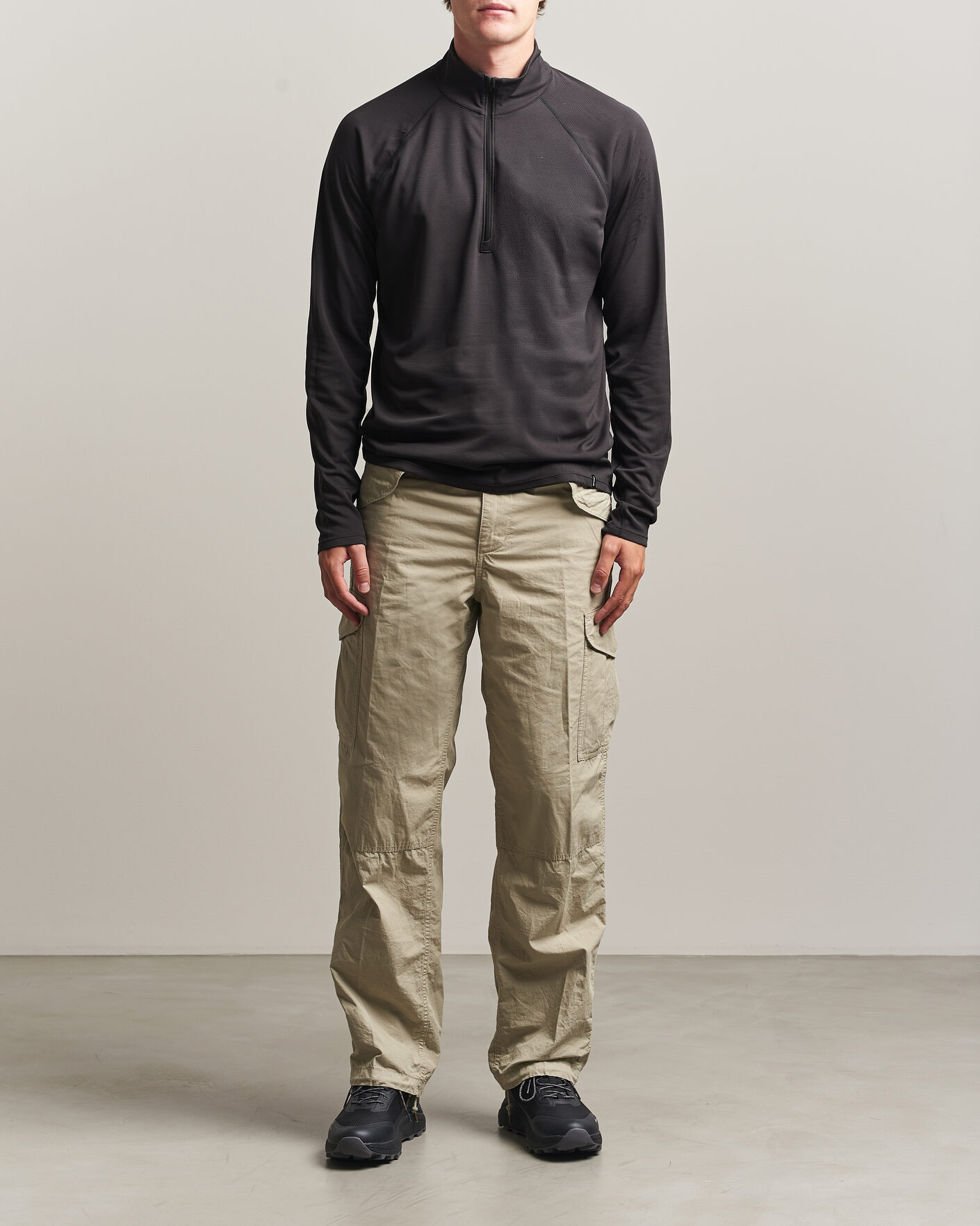 Herren | Pullover | Patagonia | Cap Midweight Zip Neck Ink Black