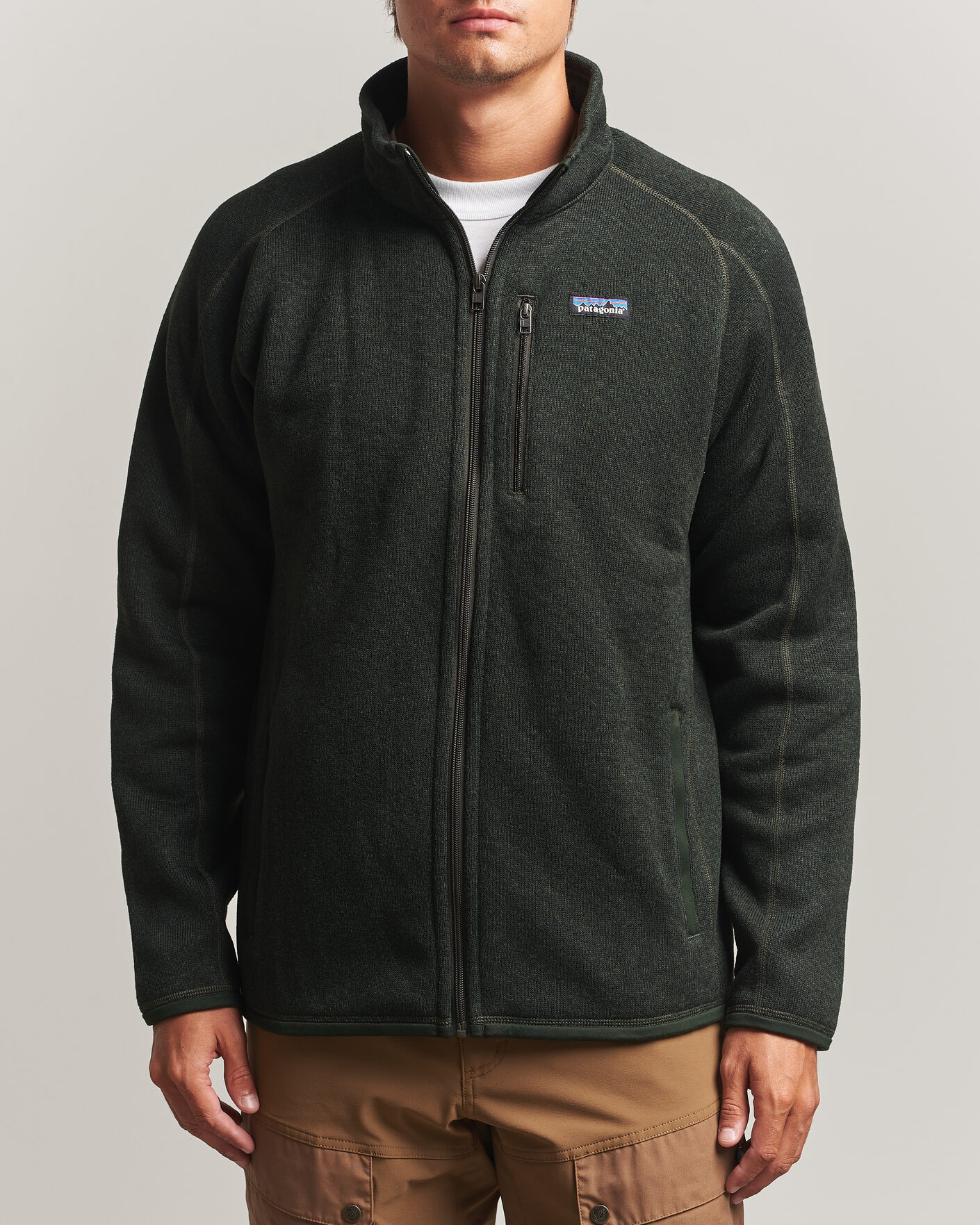 Herren | Pullover | Patagonia | Better Sweater Jacket Old Growth Green