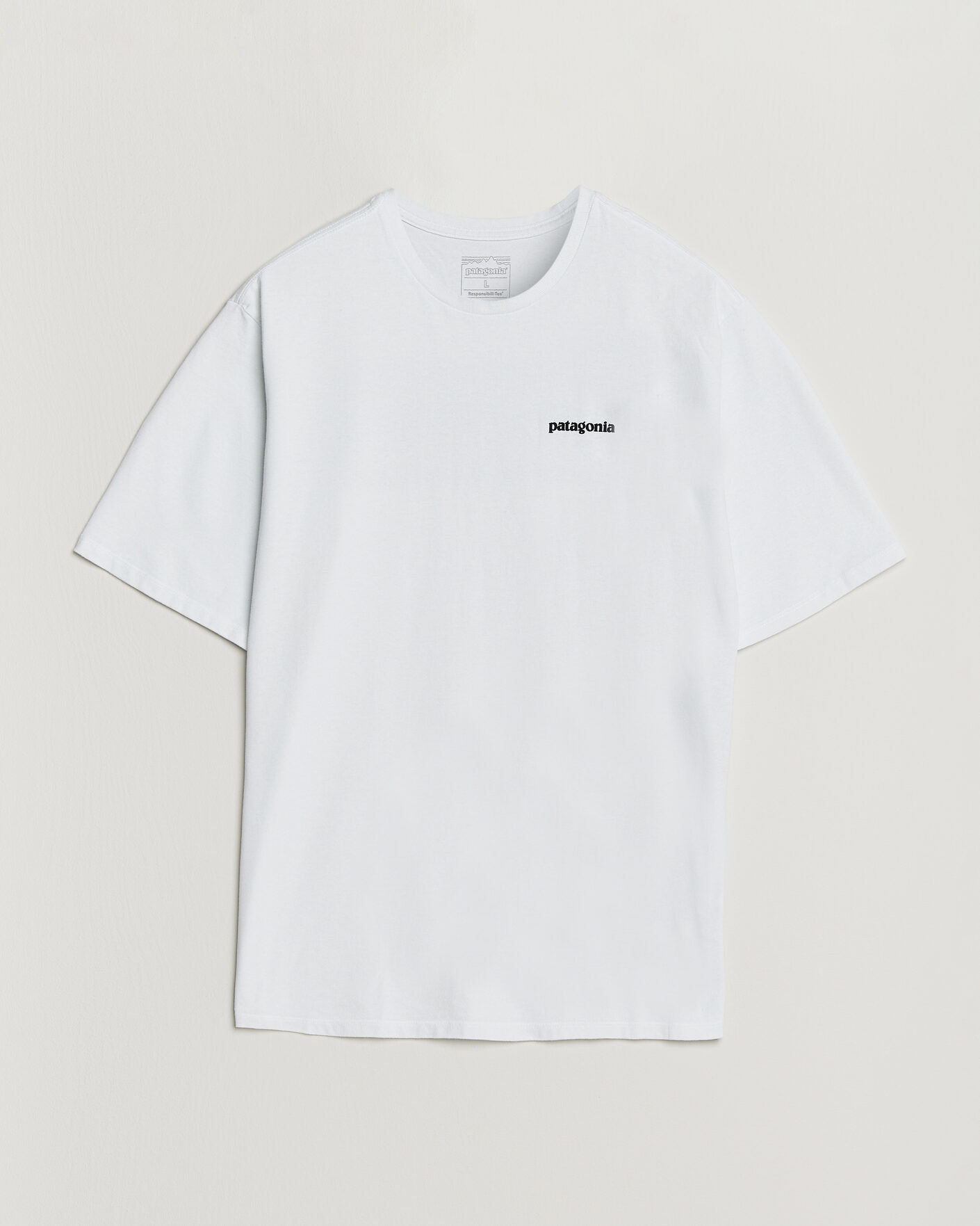 Herren | T-Shirts | Patagonia | P-6 Logo Responsibili T-Shirt Fiber White