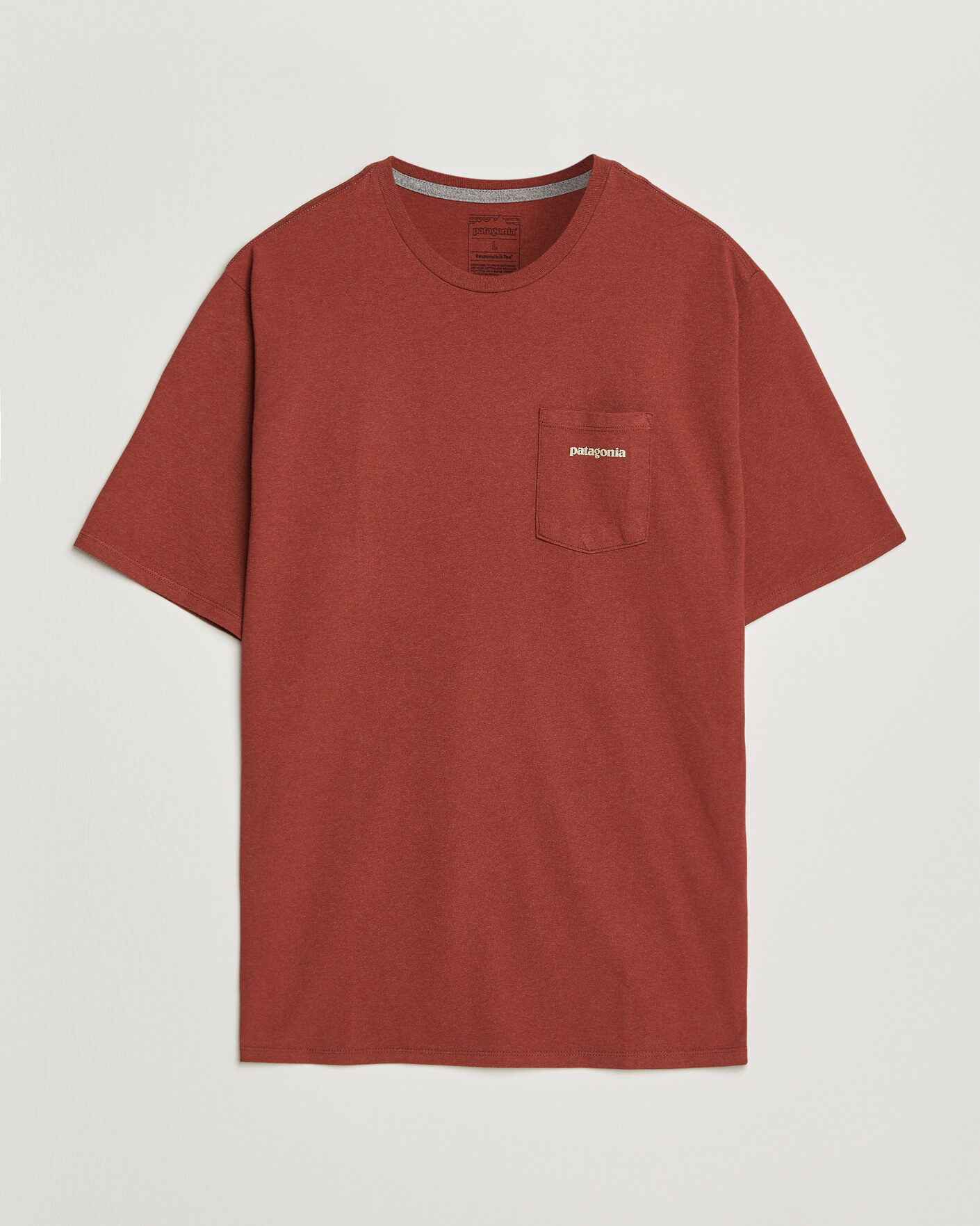 Herren | T-Shirts | Patagonia | Boardshort Logo Pocket Responsibili T-Shirt Rusty Red