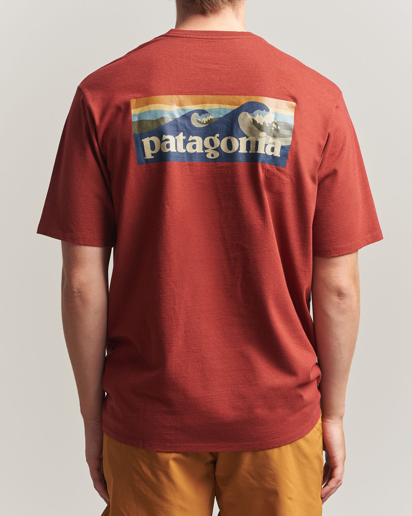 Herren | T-Shirts | Patagonia | Boardshort Logo Pocket Responsibili T-Shirt Rusty Red