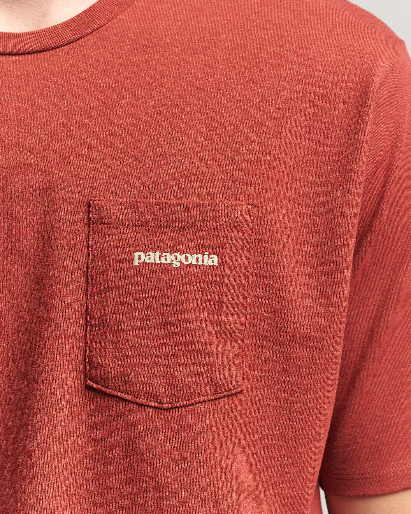Herren | T-Shirts | Patagonia | Boardshort Logo Pocket Responsibili T-Shirt Rusty Red