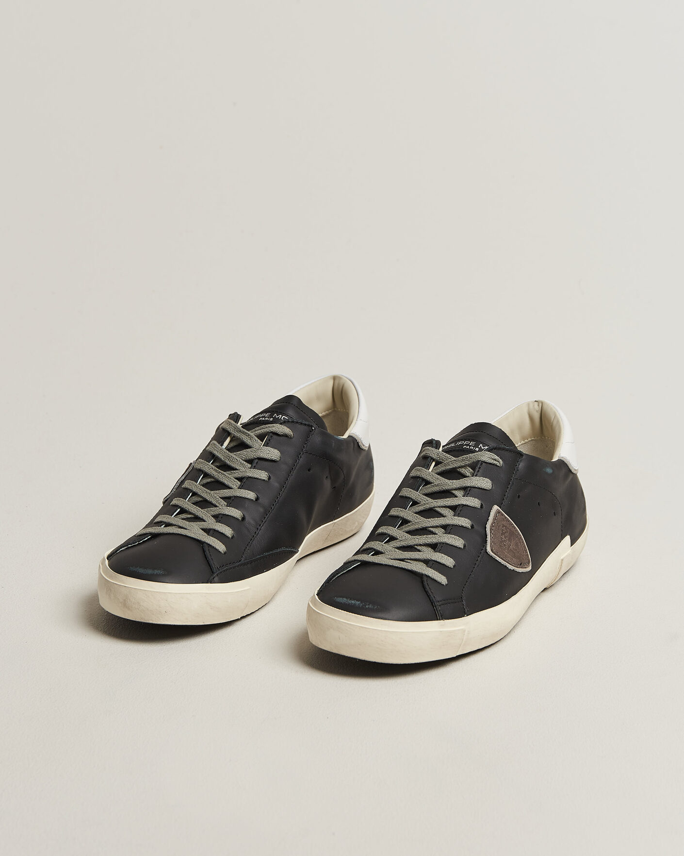 Herren | Sneaker | Philippe Model | PRSX Low Top Suede Sneaker Black/White