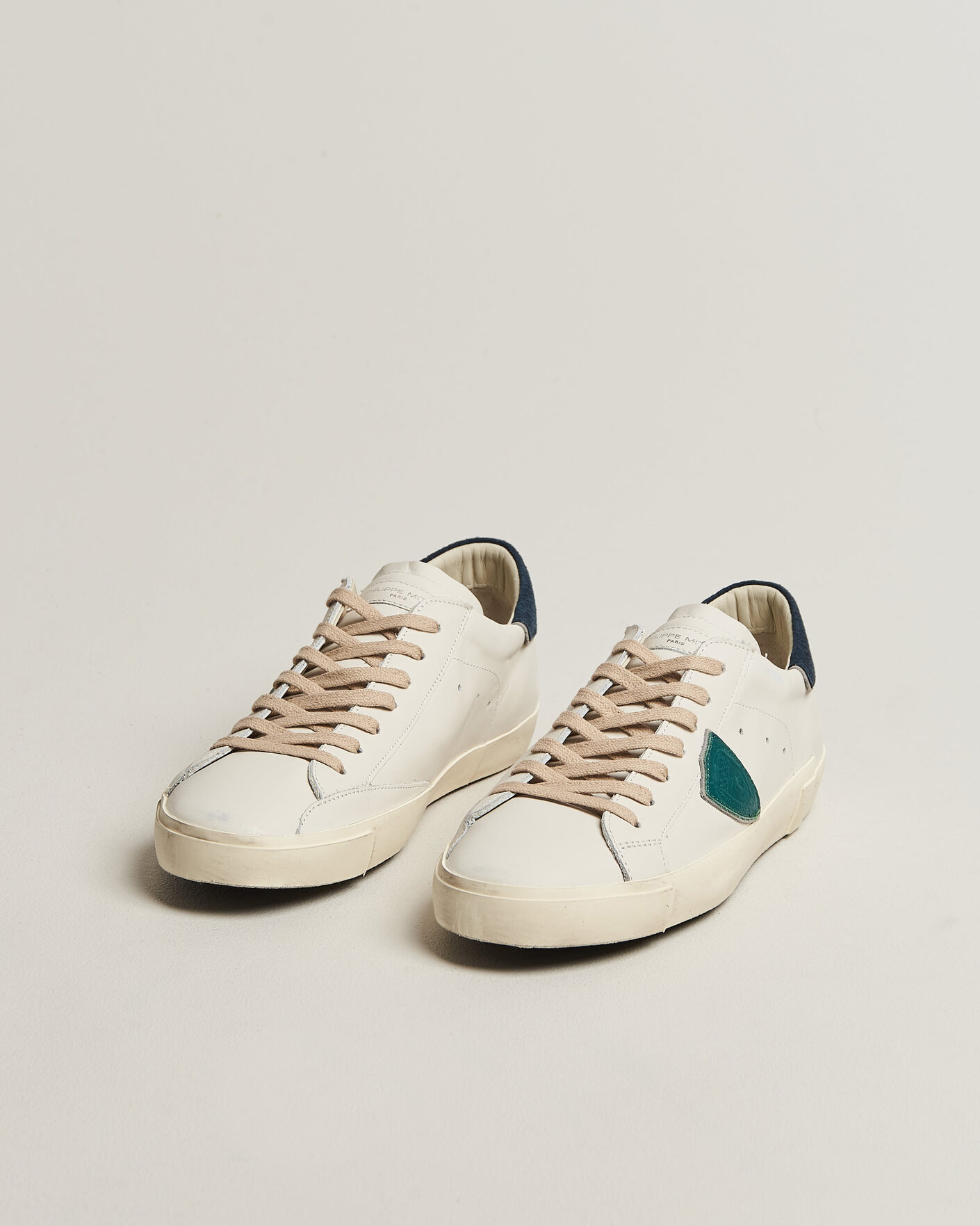 Herren | Sneaker | Philippe Model | PRSX Low Top Suede Sneaker White/Blue