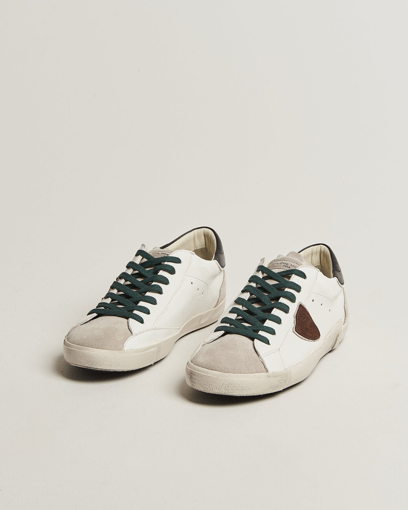 Herren | Sneaker | Philippe Model | PRSX Low Top Suede Sneaker White/Black