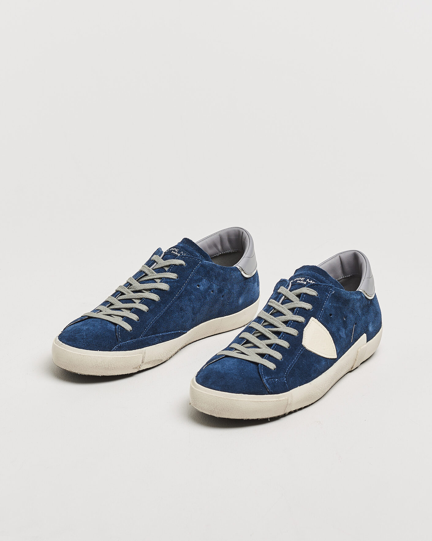 Herren | Sneaker | Philippe Model | PRSX Low Top Suede Sneaker Blue/Grey