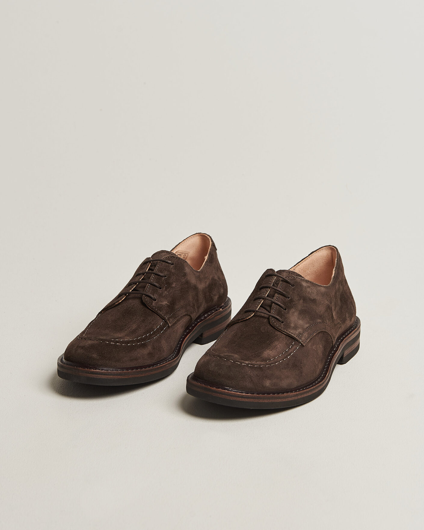 Herren | Derby | Astorflex | Carlflex Moc Toe Dark Brown Suede