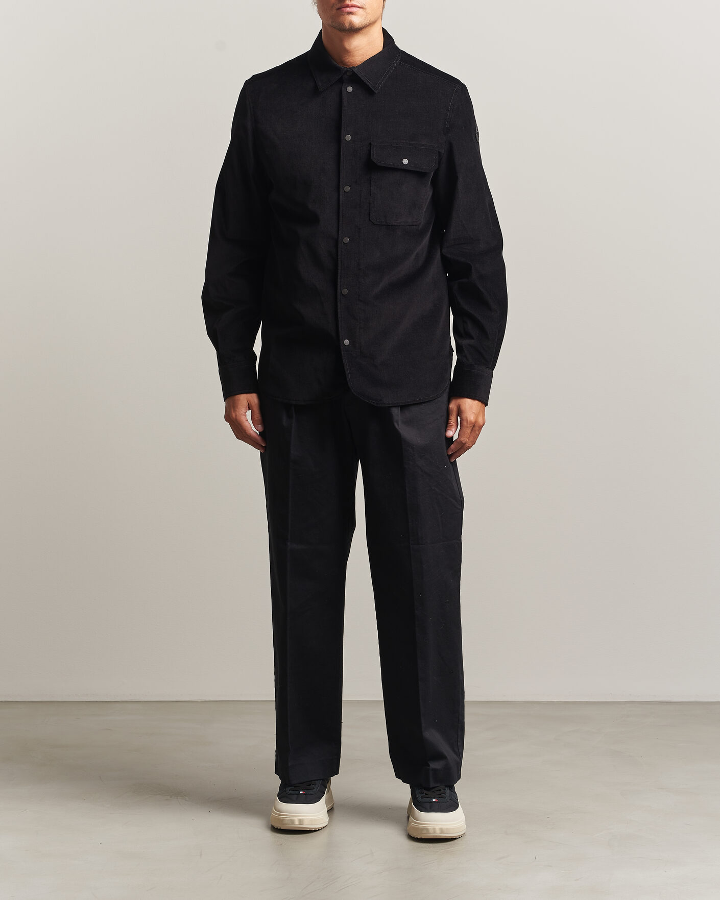 Herren | Hemden | Moncler | Corduroy Overshirt Black