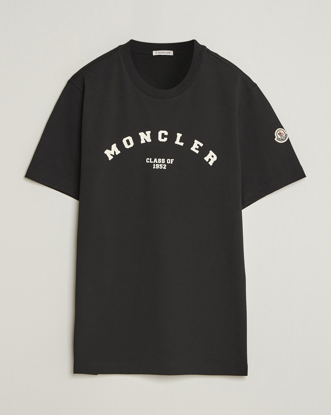 Herren | T-Shirts | Moncler | College Logo T-Shirt Black