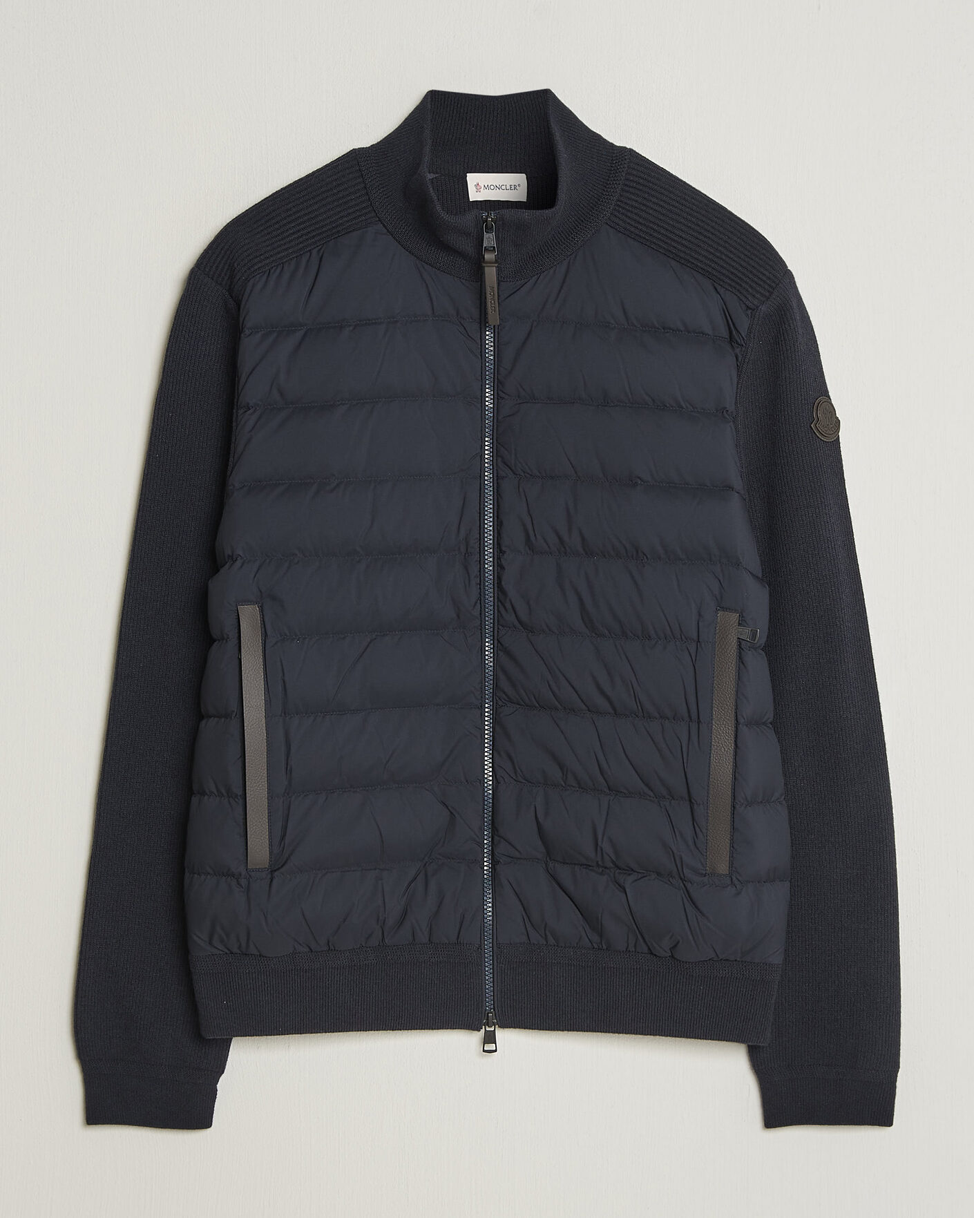 Herren | Jacken | Moncler | Wool/Cashmere Hybrid Jacket Navy