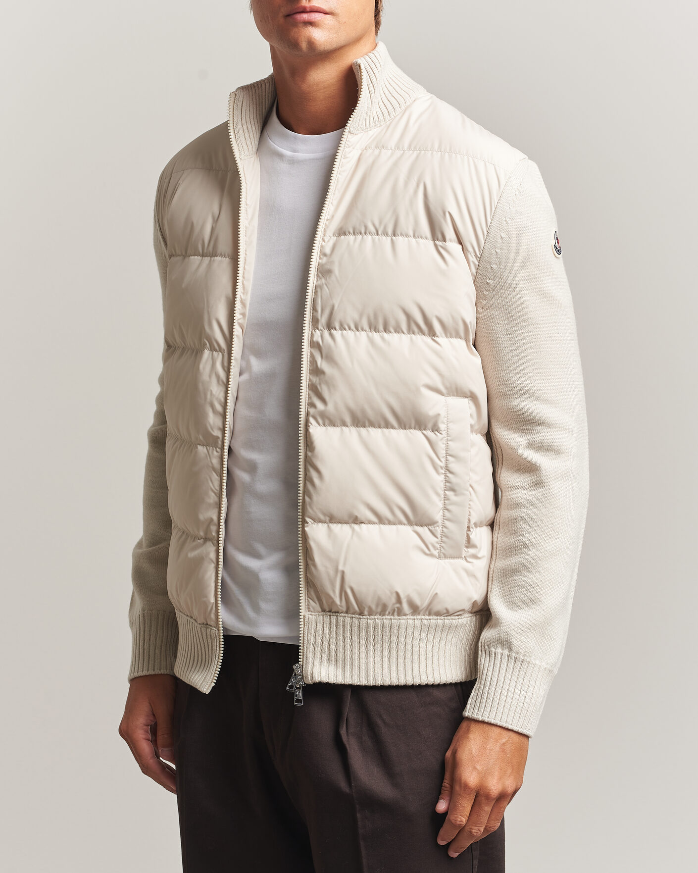 Herren | Jacken | Moncler | Padded Hybrid Jacket Grey