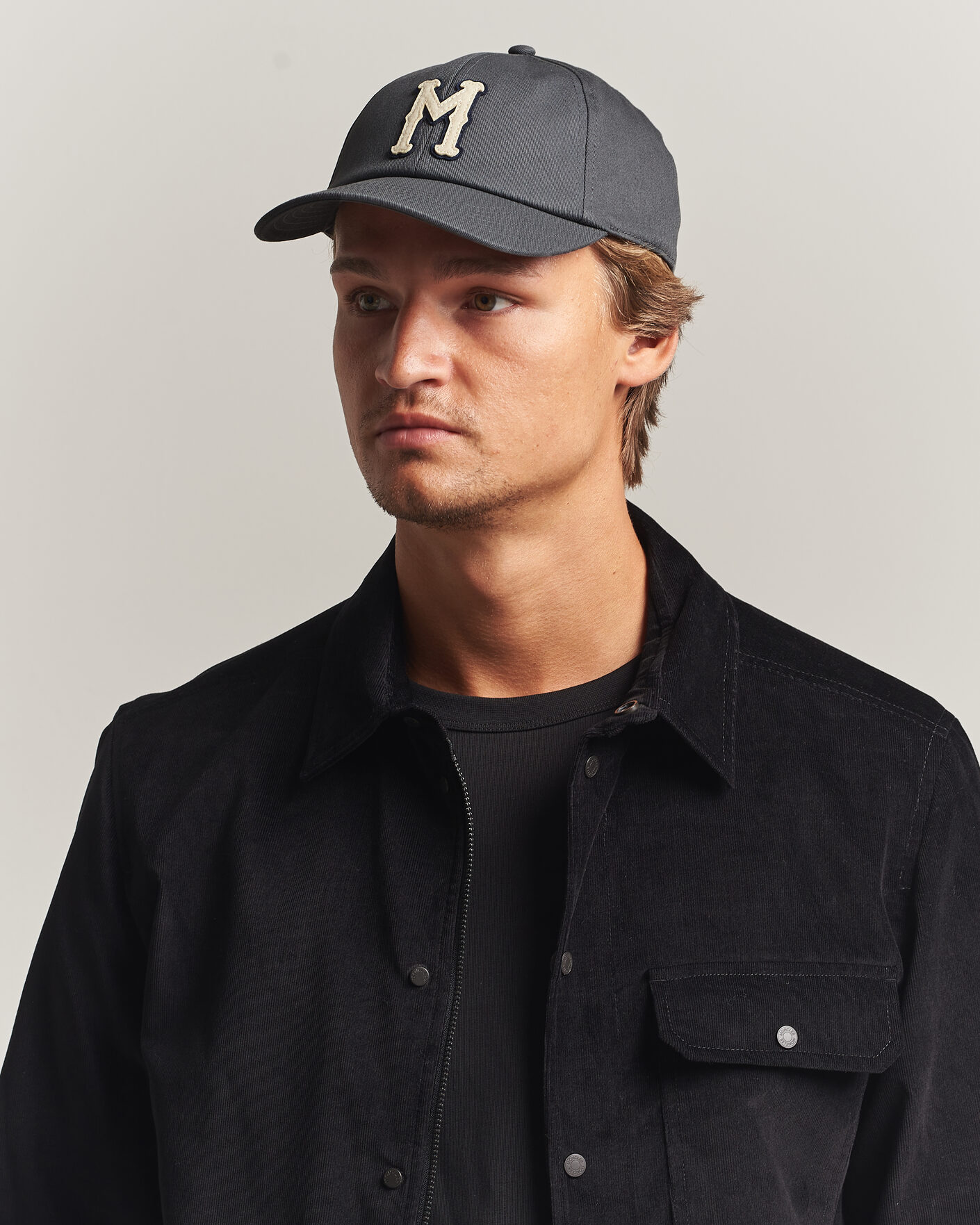 Herren | Hüte & Mützen | Moncler | College Logo Baseball Cap Grey