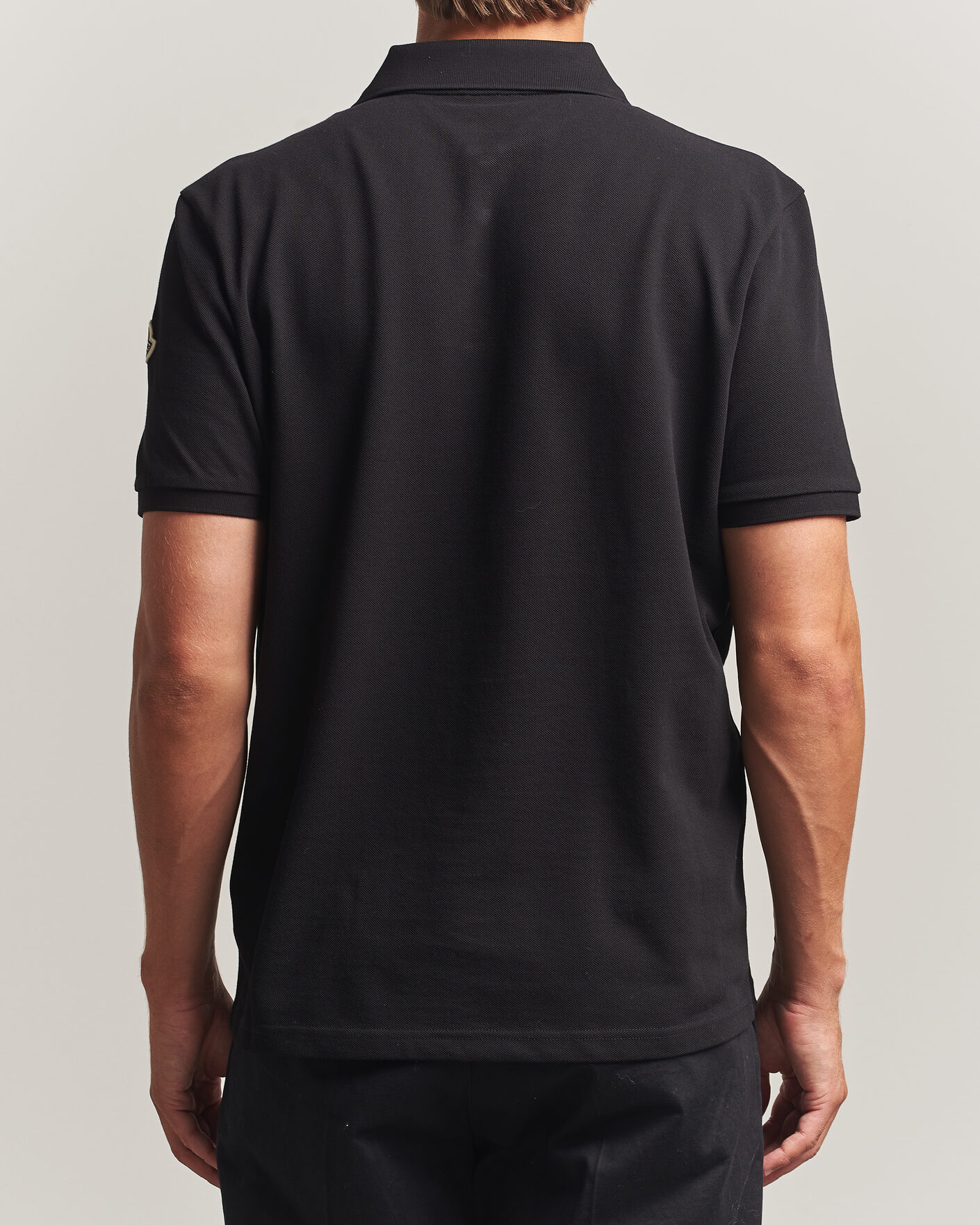 Herren | Poloshirts | Moncler | Short Sleeve Polo Black