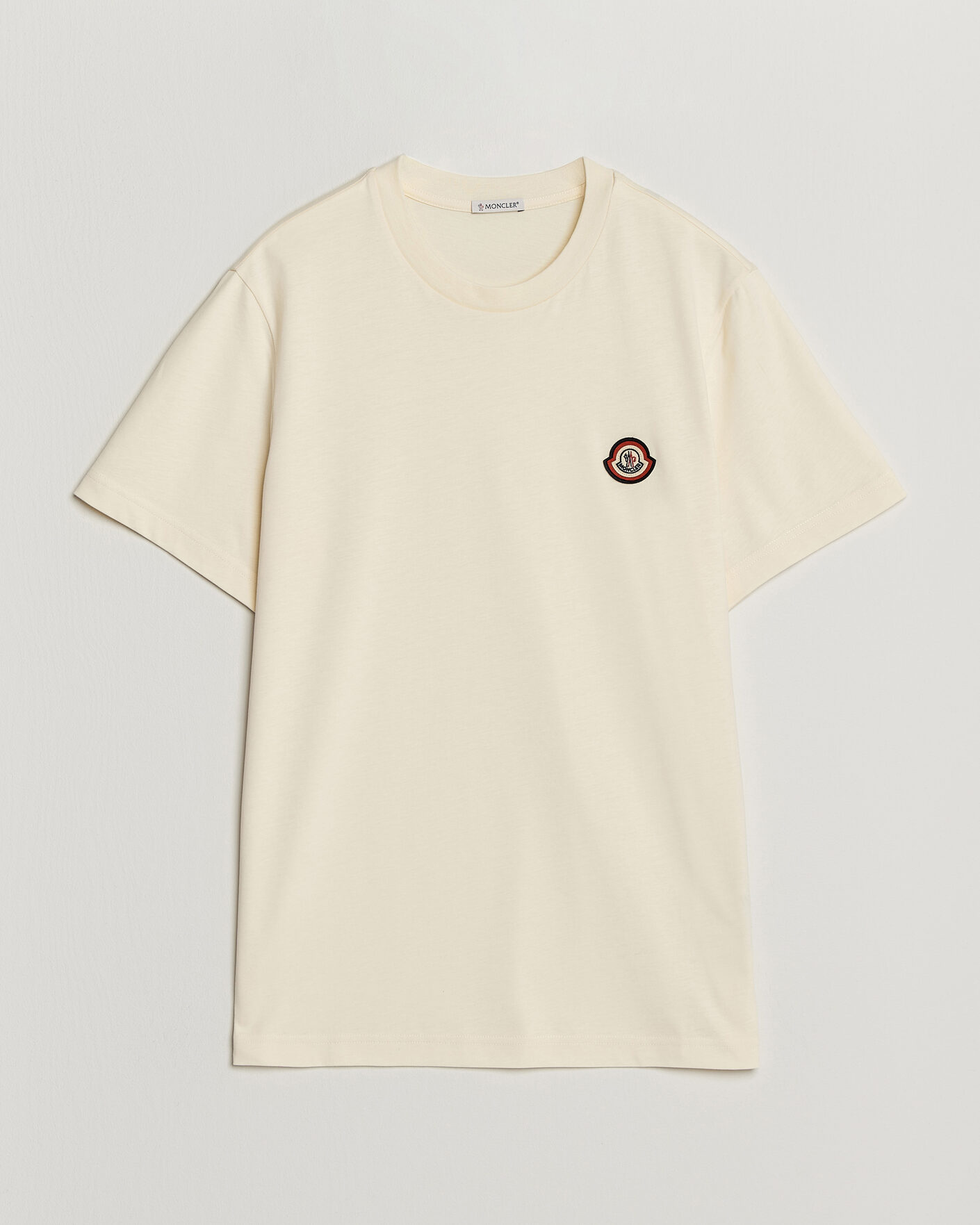 Herren | T-Shirts | Moncler | Logo T-Shirt Off White