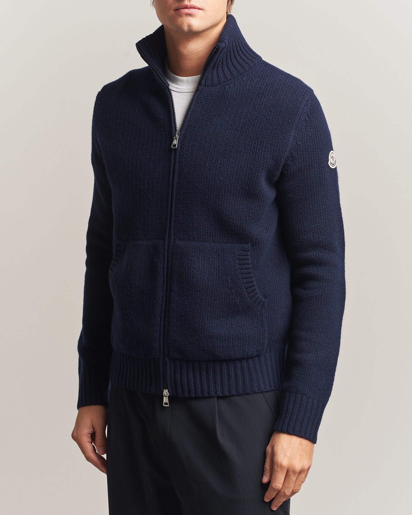 Herren | Pullover | Moncler | Full Zip Cardigan Navy