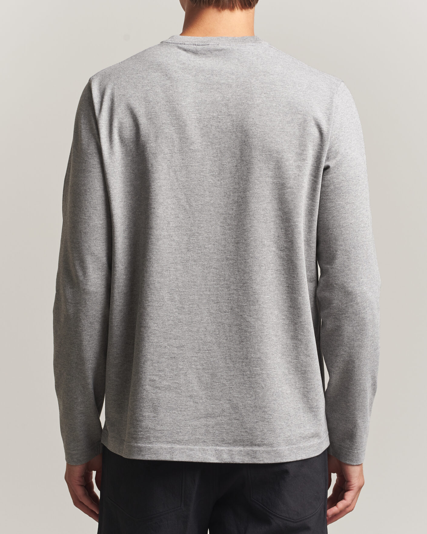 Herren | T-Shirts | Canada Goose | Vantage Long Sleeve T-Shirt Stone Heather