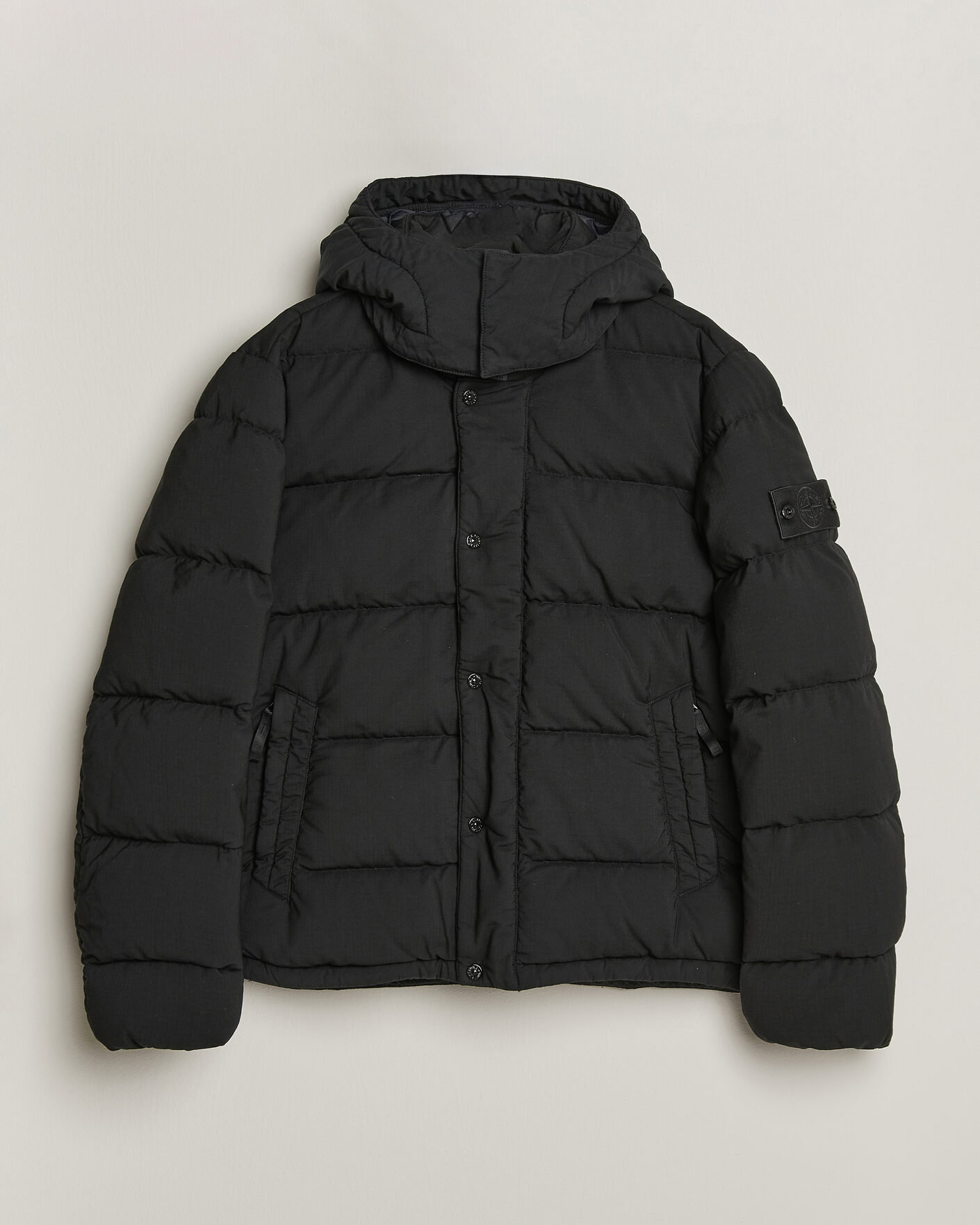 Herren | Jacken | Stone Island | Ghost Wool Ripstop Down Jacket Black
