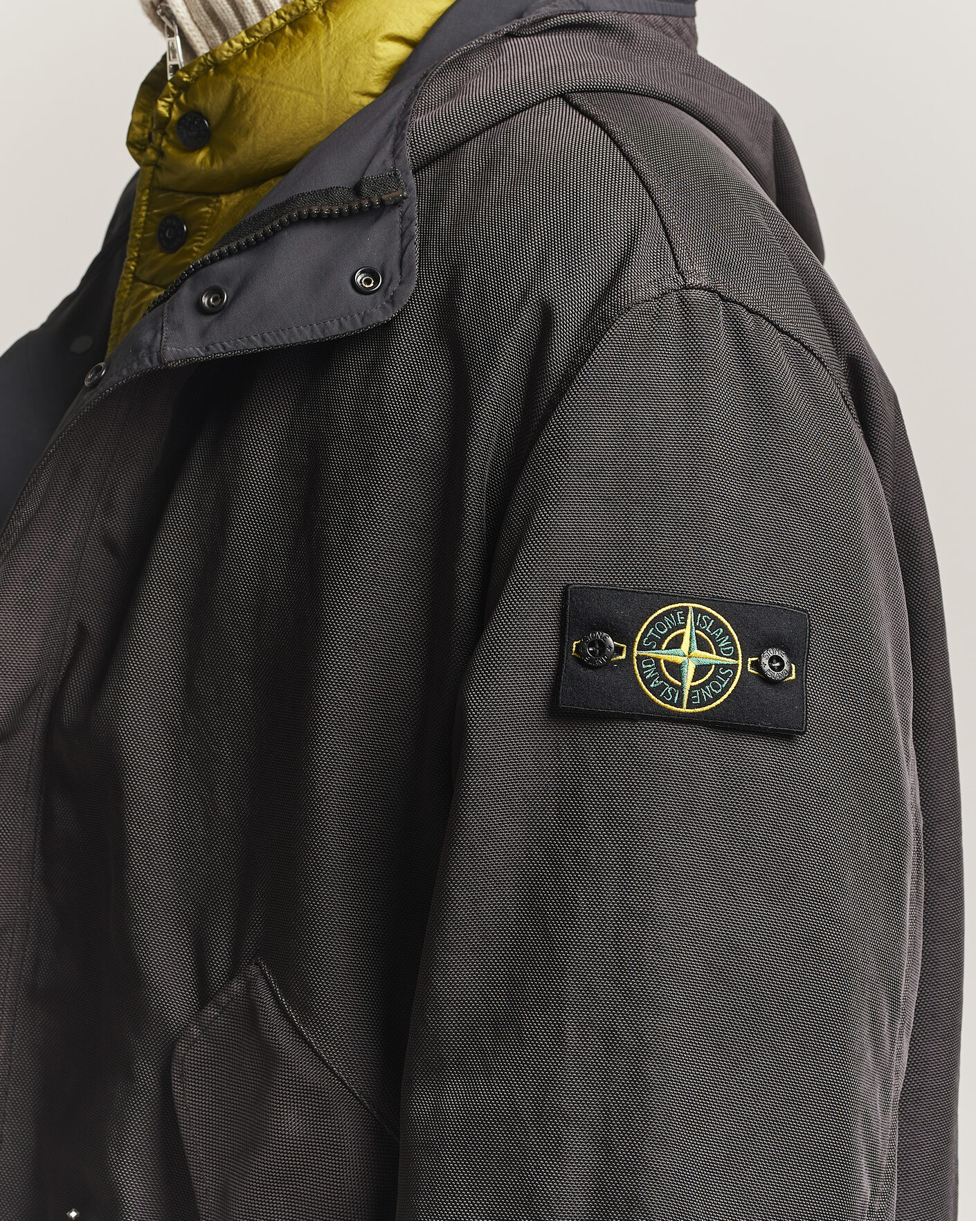 Herren | Jacken | Stone Island | Dense Oxford Nylon TC Fishtail Parka Lead Grey