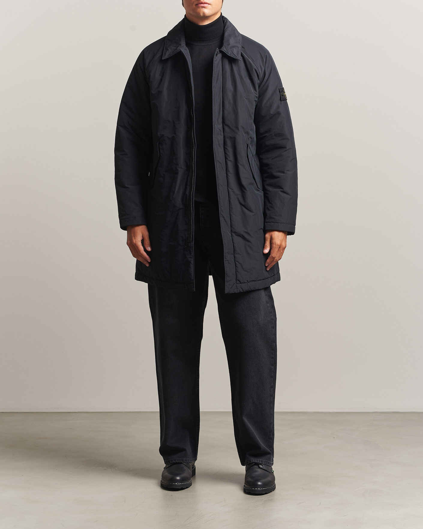 Herren | Jacken | Stone Island | Micro Reps Padded Coat Black