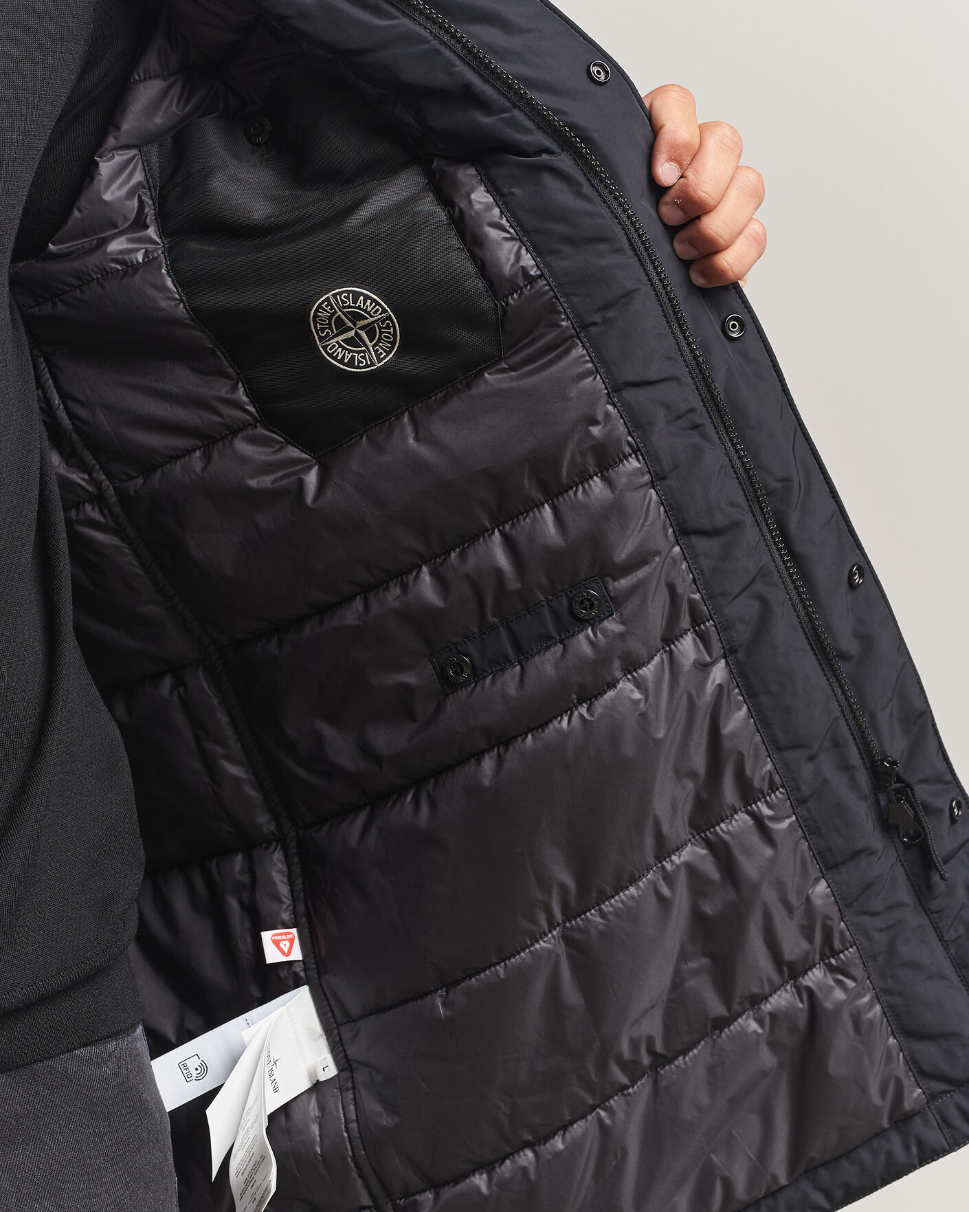 Herren | Jacken | Stone Island | Micro Reps Padded Coat Black