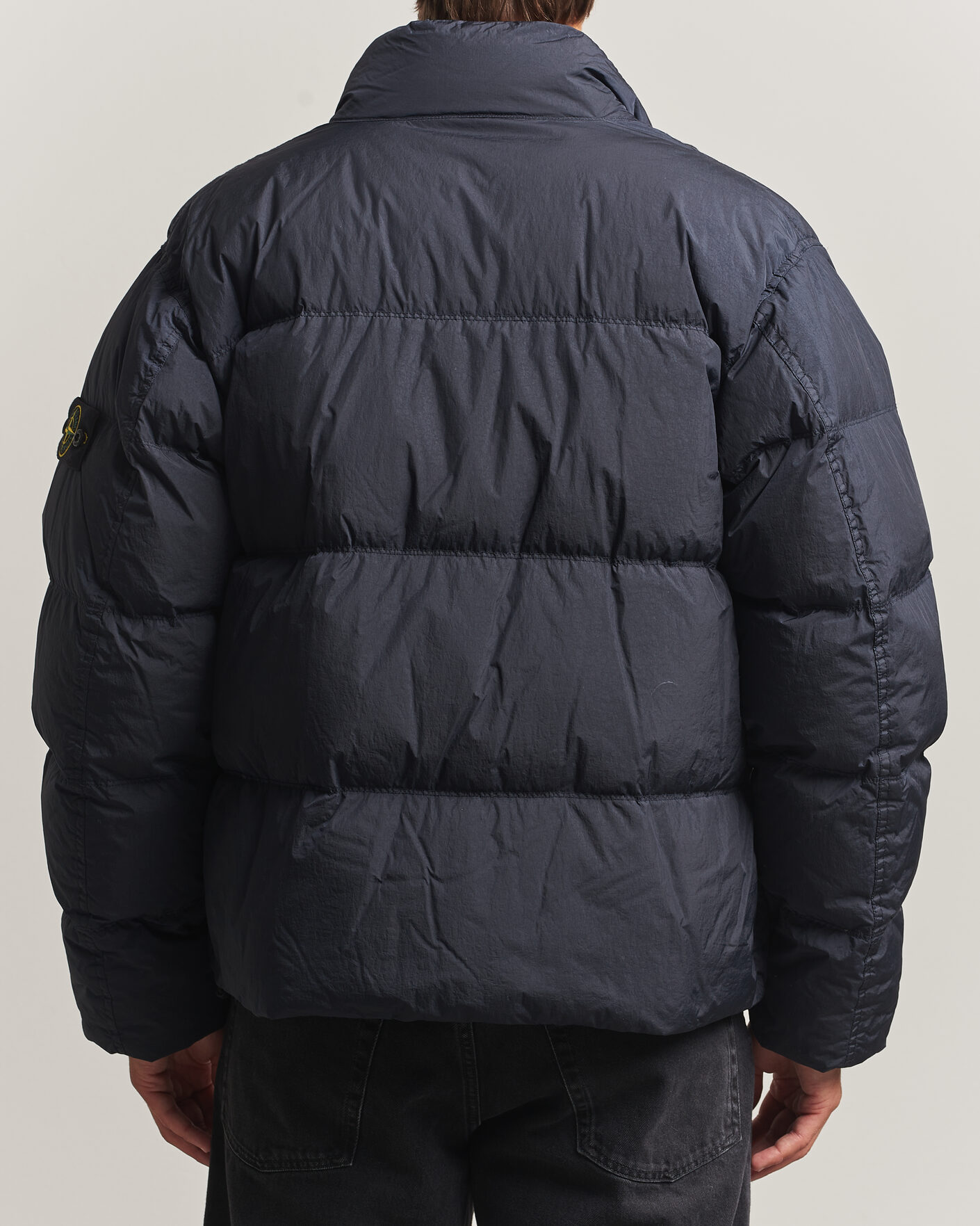 Herren | Jacken | Stone Island | Crinkle Reps Padded Down Jacket Navy Blue