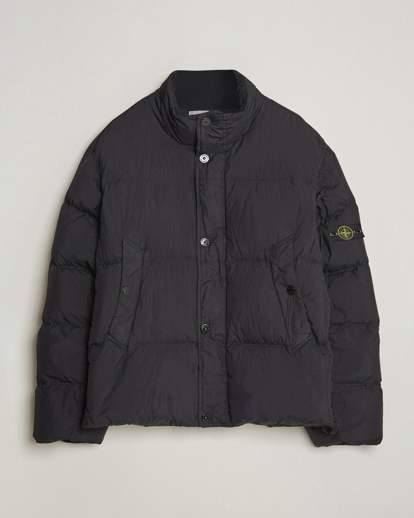 Herren | Jacken | Stone Island | Crinkle Reps Padded Down Jacket Black