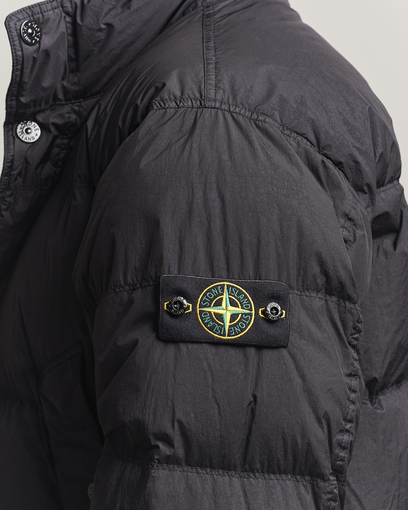 Herren | Jacken | Stone Island | Crinkle Reps Padded Down Jacket Black