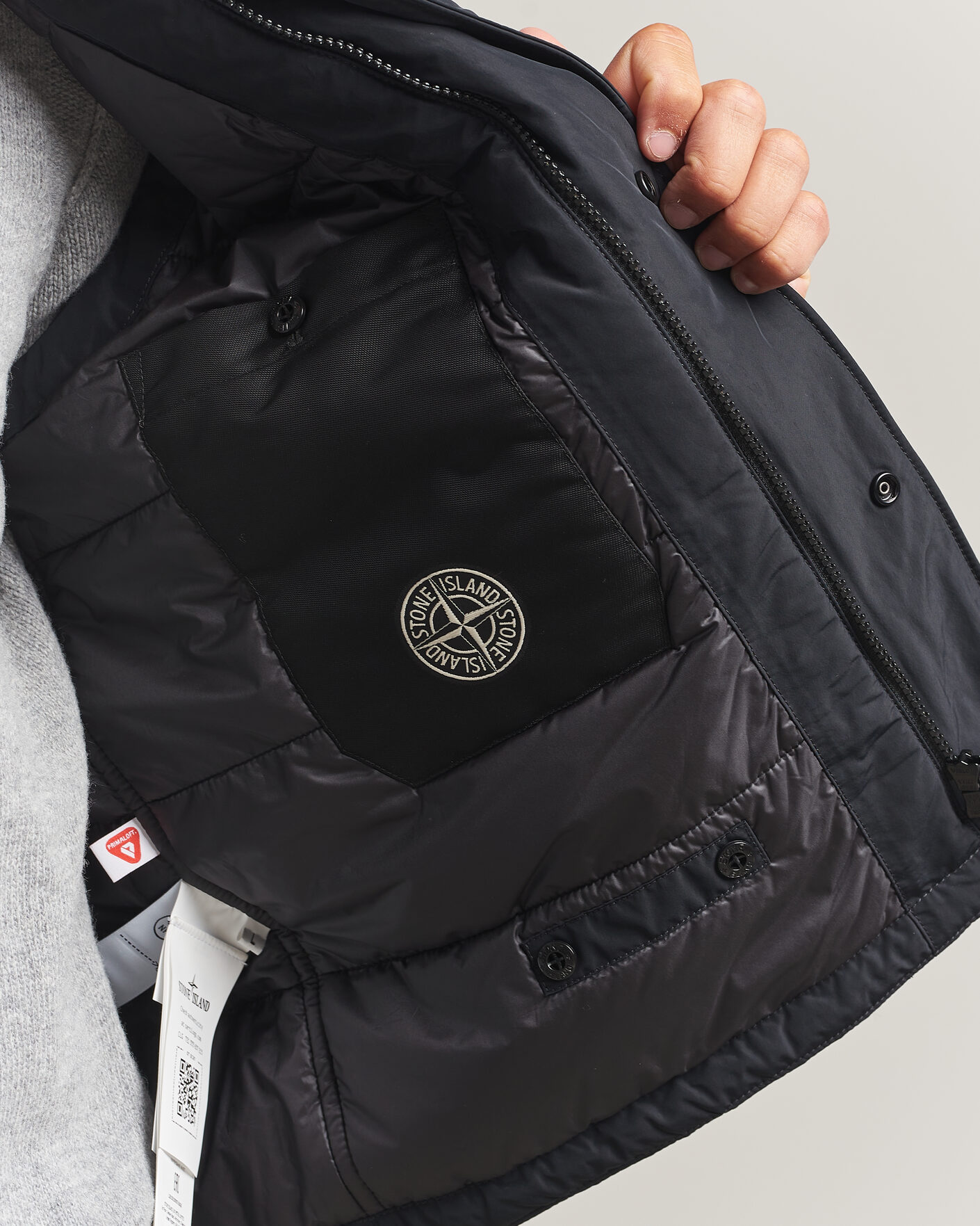 Herren | Westen | Stone Island | Micro Twill Padded Vest Black