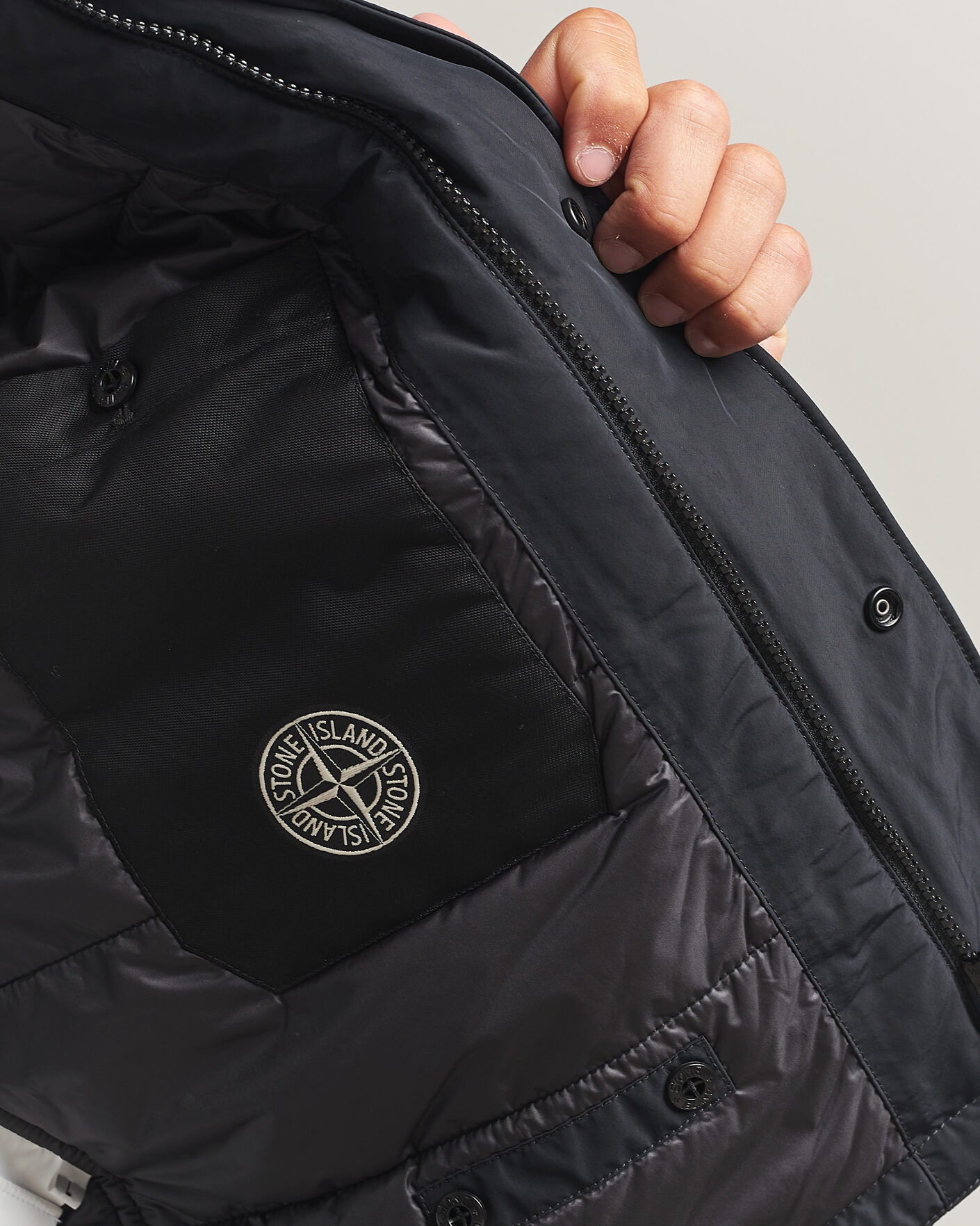 Herren | Westen | Stone Island | Micro Twill Padded Vest Black