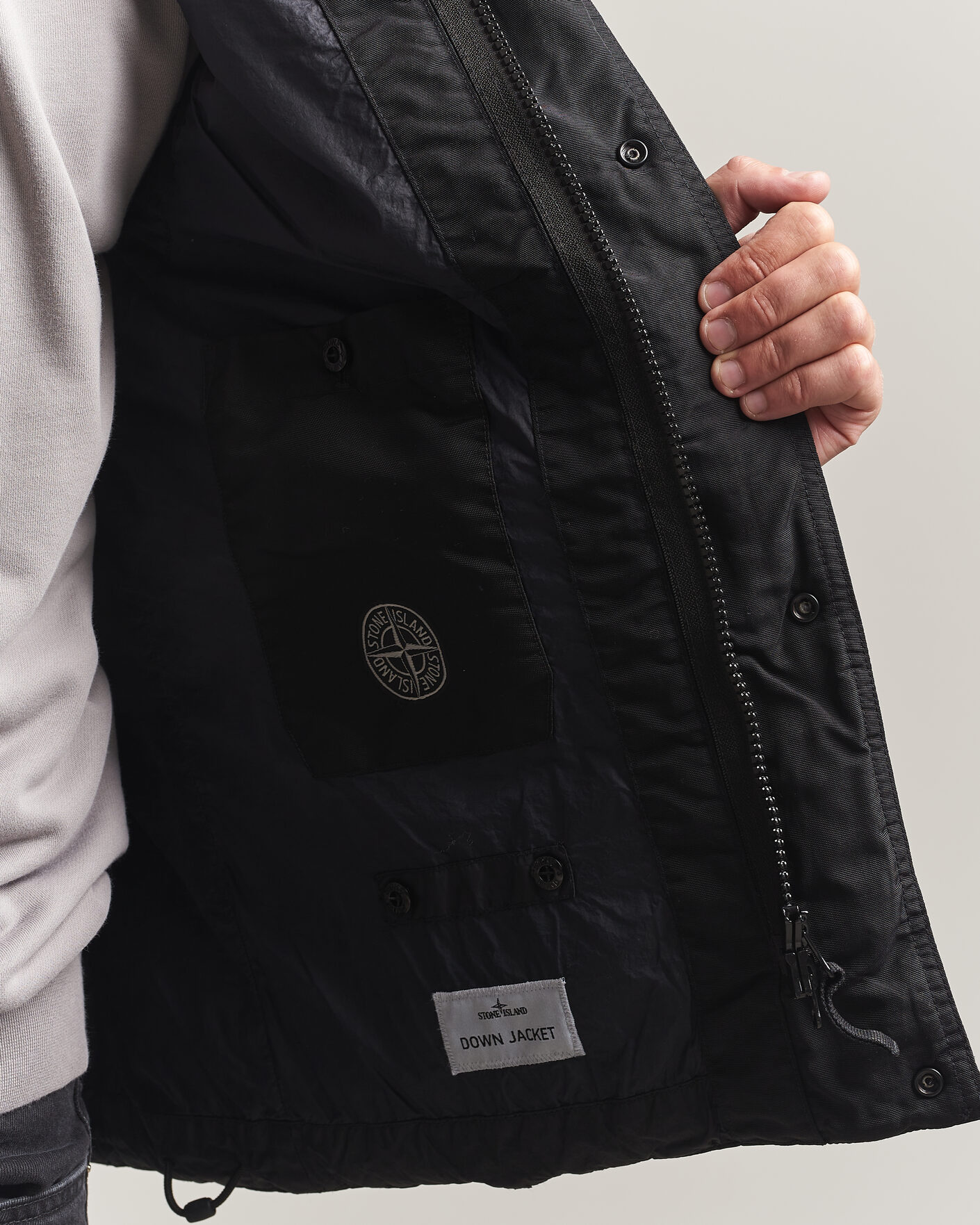 Herren | Westen | Stone Island | Crinkle Reps Down Vest Black