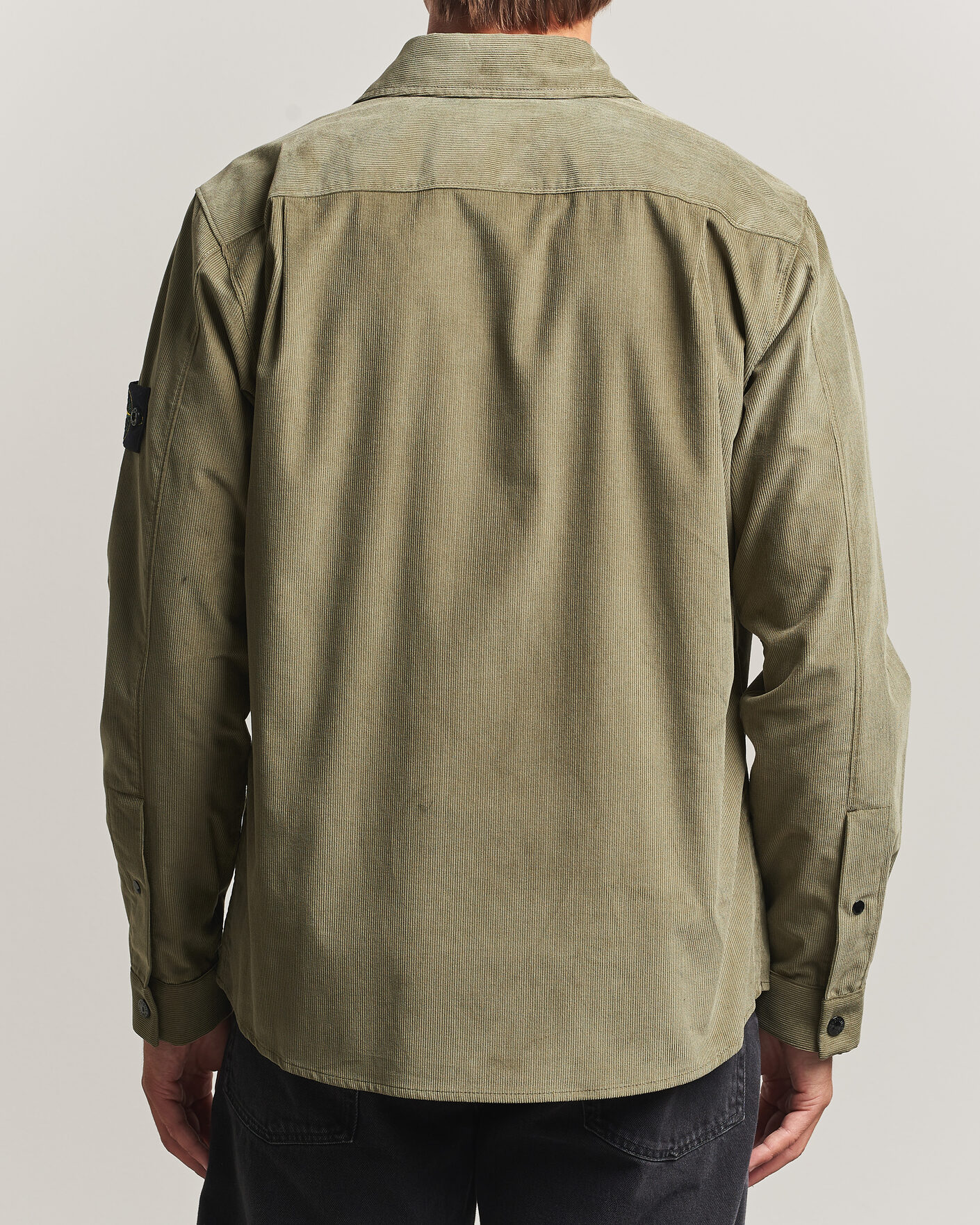 Herren | Hemden | Stone Island | Micro Cord Overshirt Miltary Green