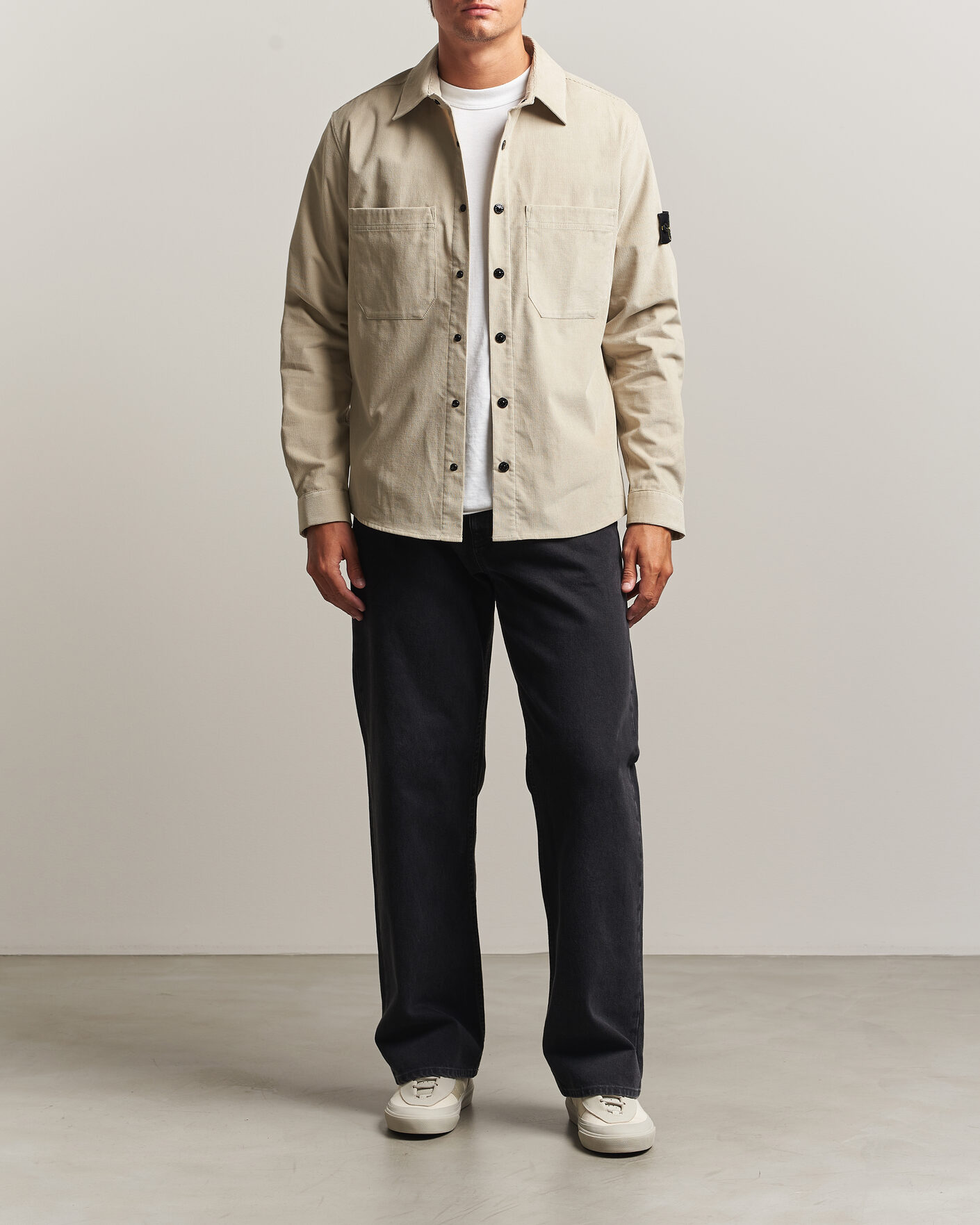 Herren | Hemden | Stone Island | Micro Cord Overshirt Sand
