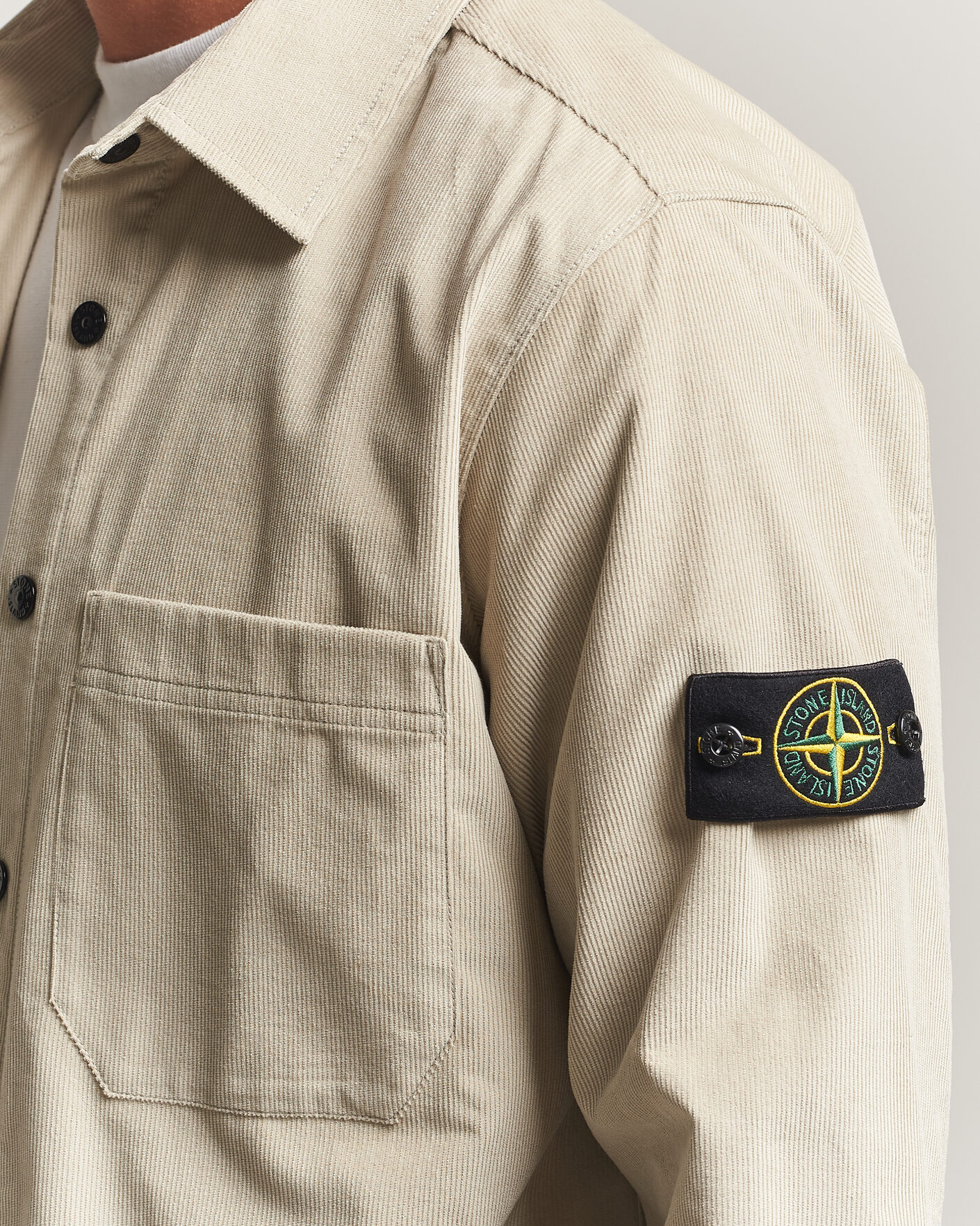 Herren | Hemden | Stone Island | Micro Cord Overshirt Sand