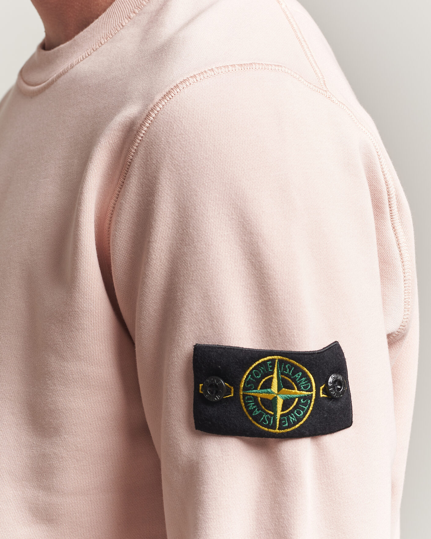 Herren | Pullover | Stone Island | Garment Dyed Fleece Sweatshirt Antique Rose