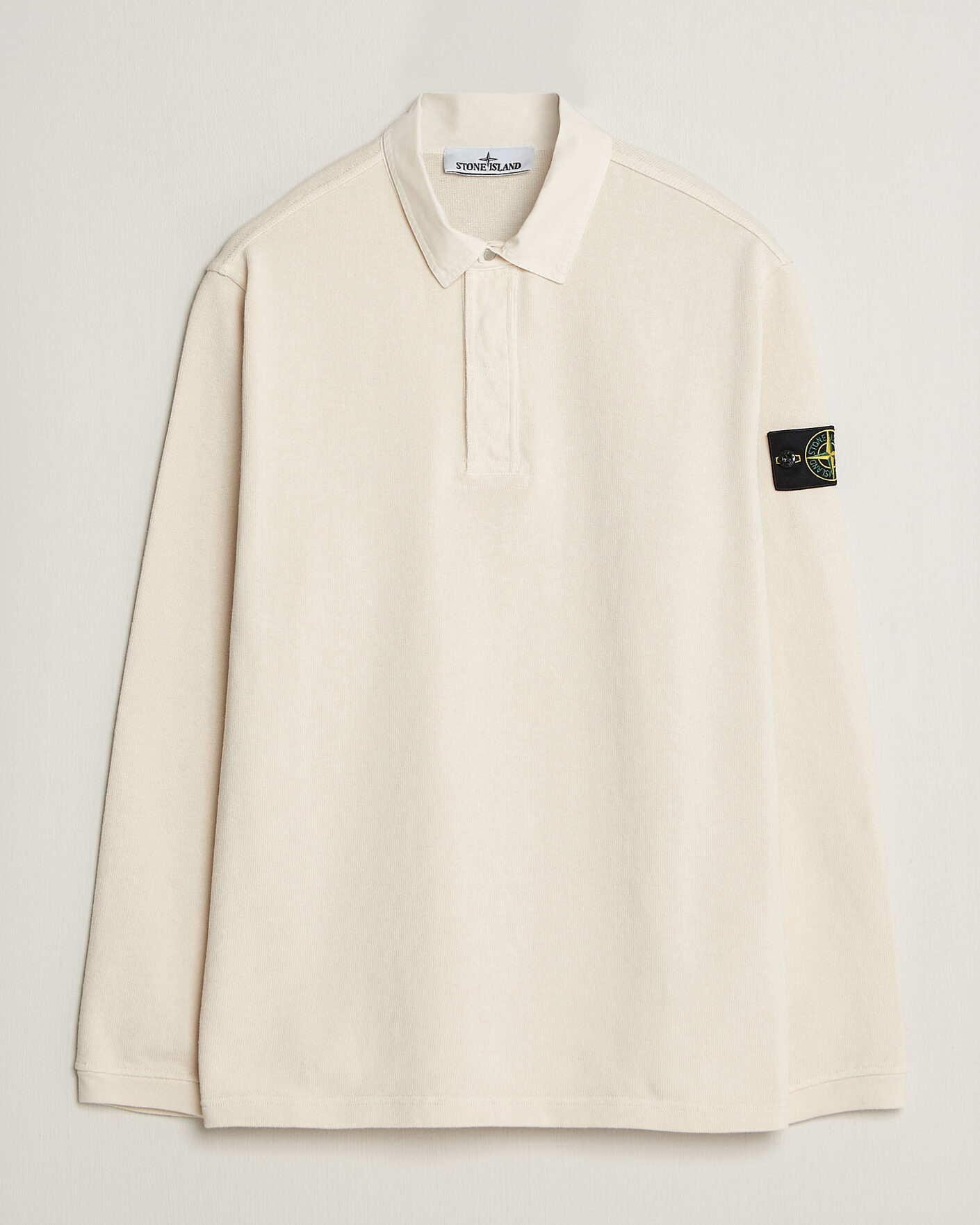 Herren | Pullover | Stone Island | Heavy Cotton Jersey Polo Ivory