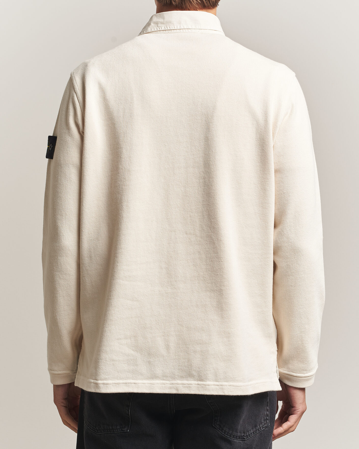 Herren | Pullover | Stone Island | Heavy Cotton Jersey Polo Ivory