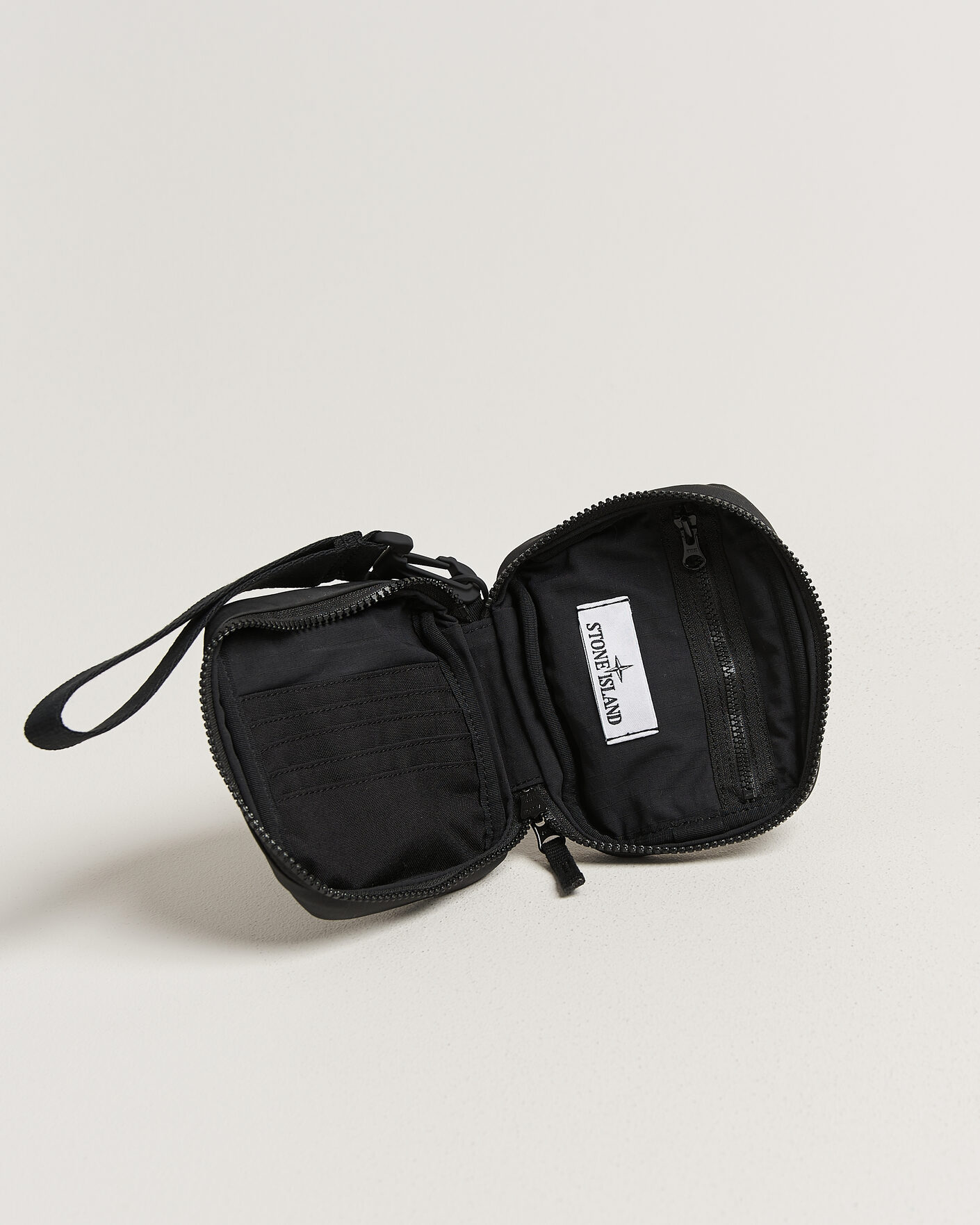Herren | Geldbörsen | Stone Island | Coated Cotton Ripstop Wallet Black