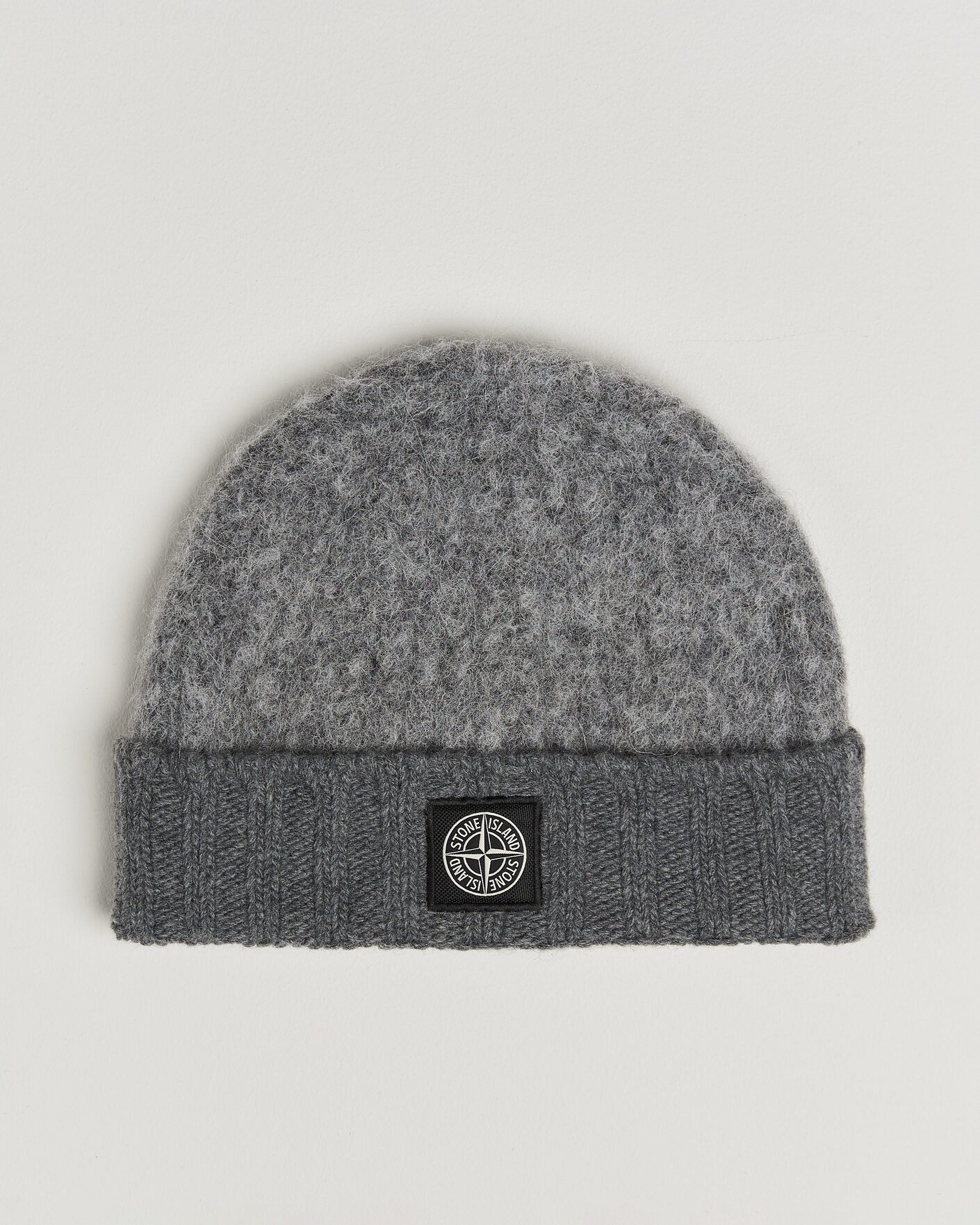 Herren | Mützen | Stone Island | Ribbed Baby Alpaca Blend Hat Grey Melange
