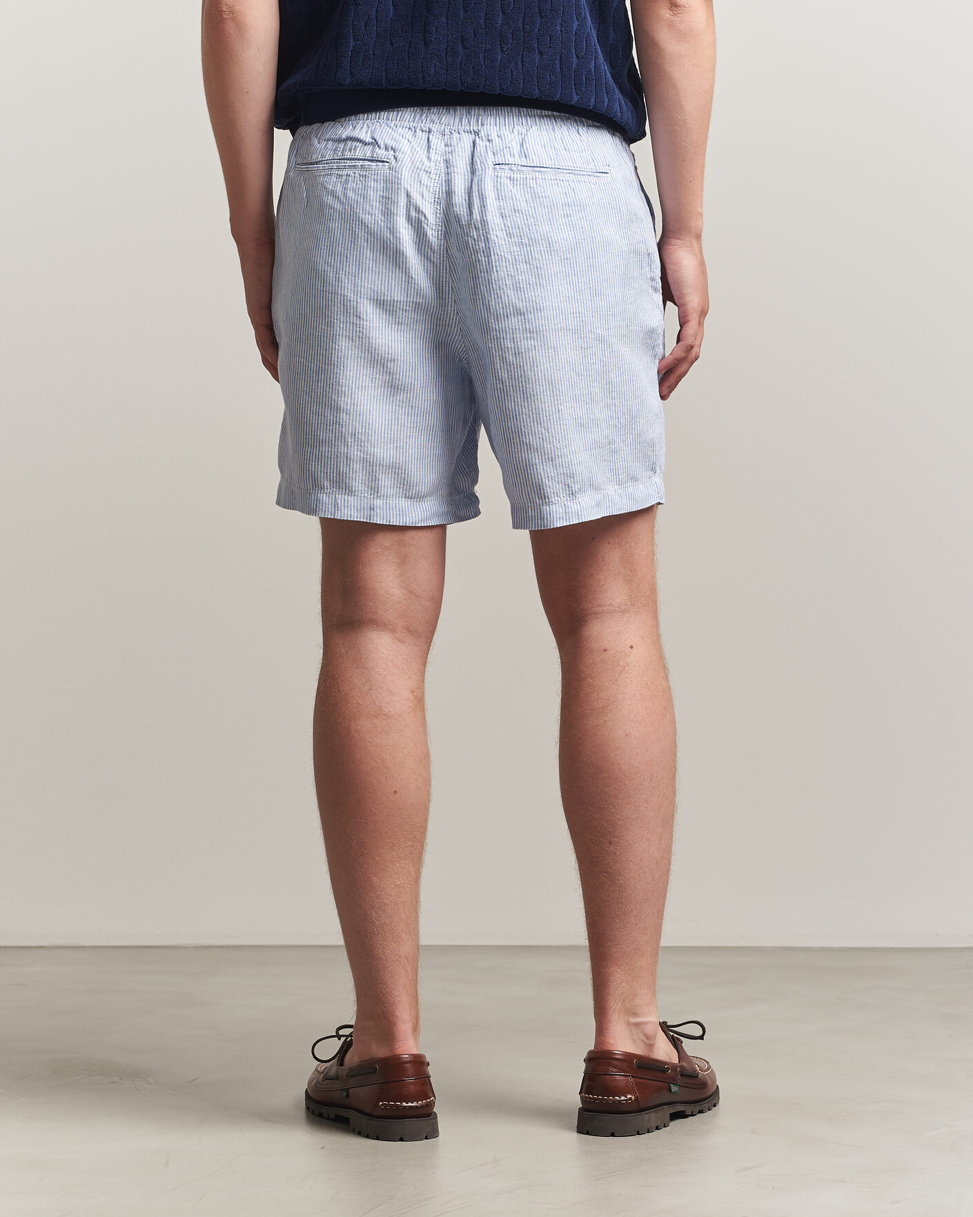 Herren | Shorts | Polo Ralph Lauren | Woven Linen Shorts Blue/White