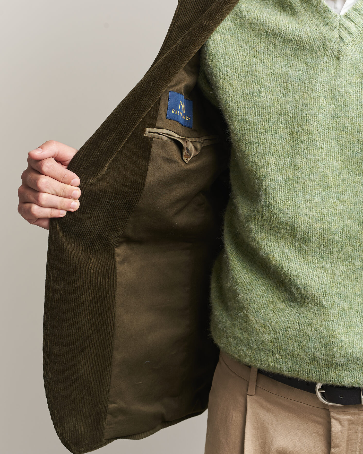 Herren | Sakkos | Polo Ralph Lauren | Single Breasted Corduroy Sportcoat Fall Olive