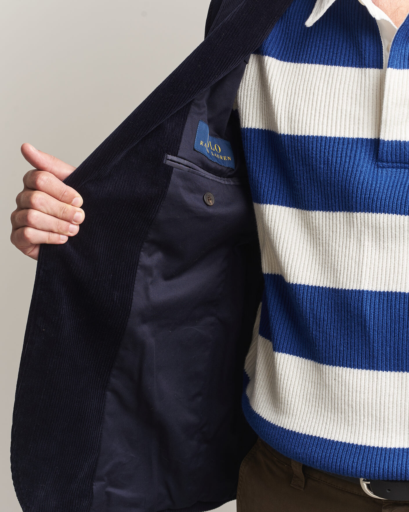 Herren | Sakkos | Polo Ralph Lauren | Single Breasted Corduroy Sportcoat Newport Navy