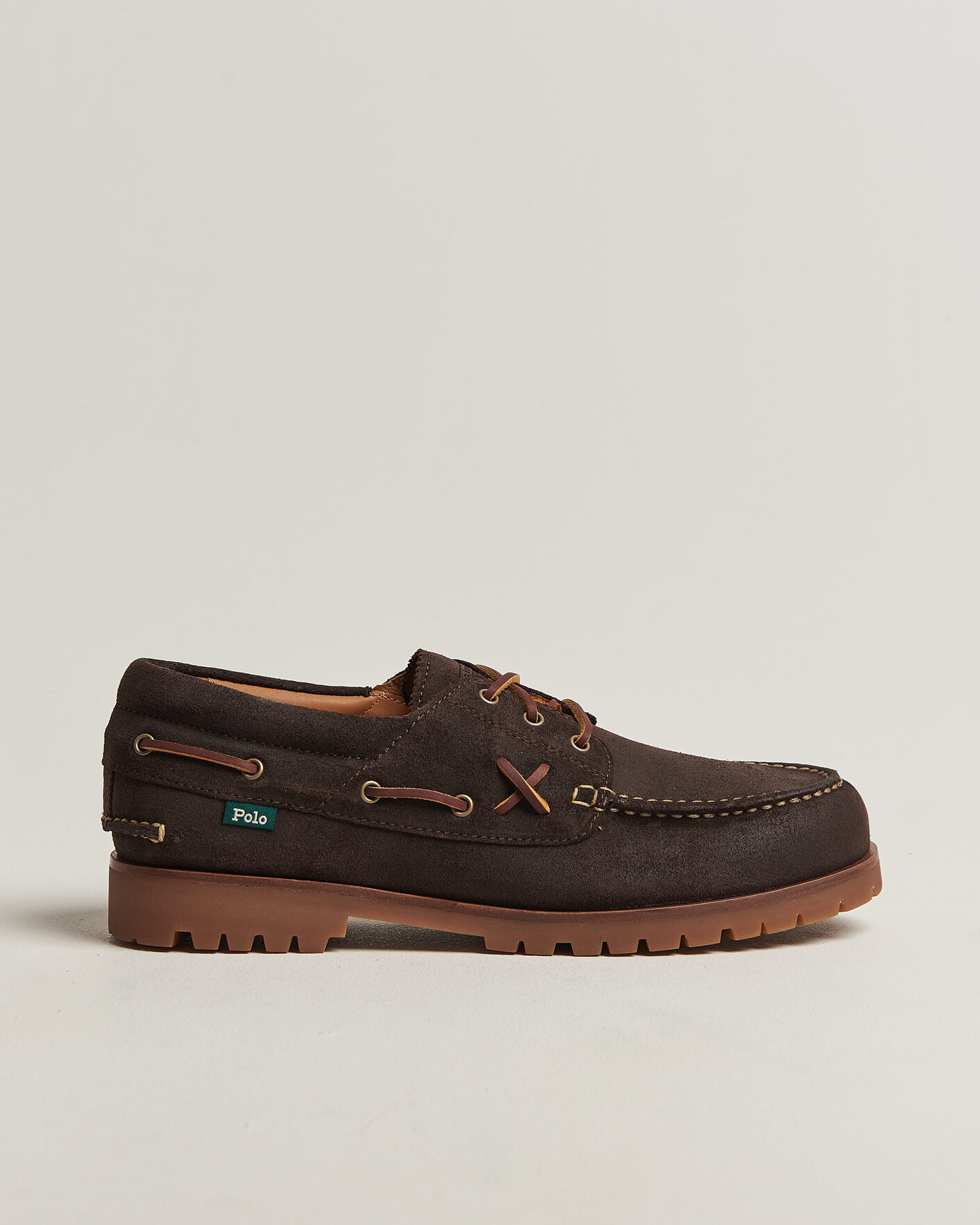 Herren | Loafer | Polo Ralph Lauren | Ranger Deck Suede Boat Shoe Dark Chocolate