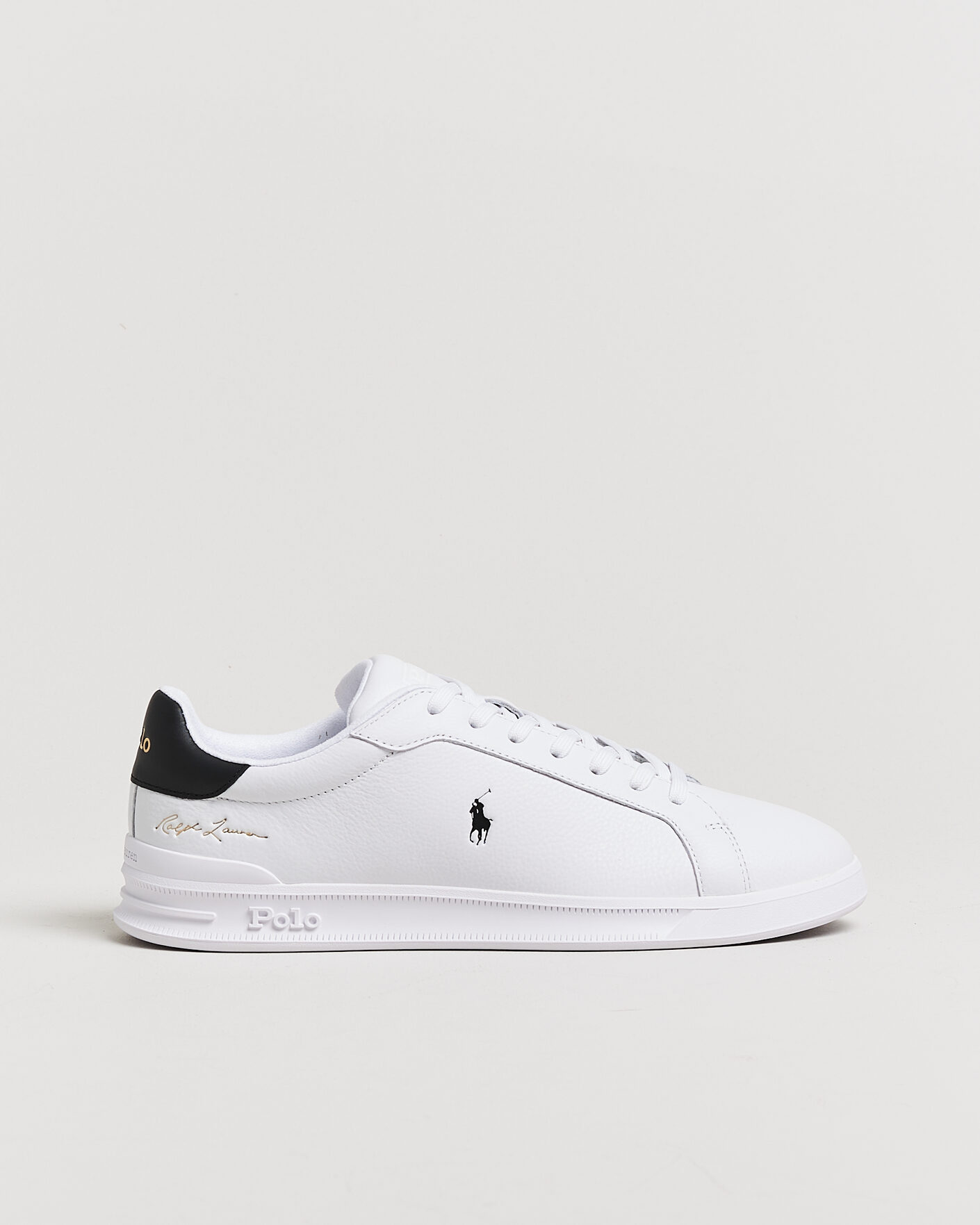 Herren | Sneaker | Polo Ralph Lauren | Heritage Court SIG Sneakers White/Black