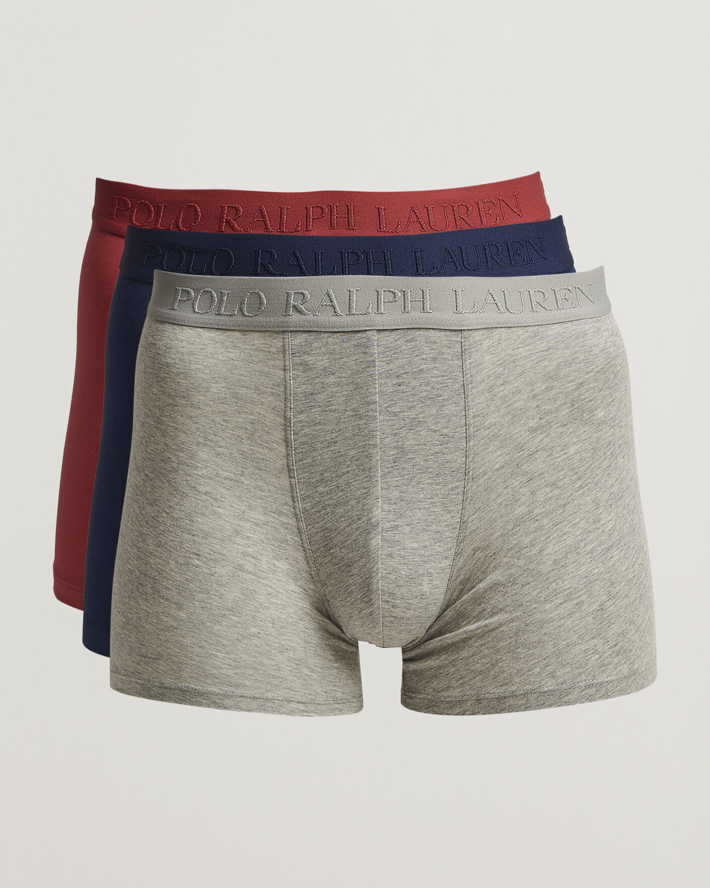 Herren | Unterwäsche | Polo Ralph Lauren | 3-Pack Boxer Briefs Navy/Red/Grey