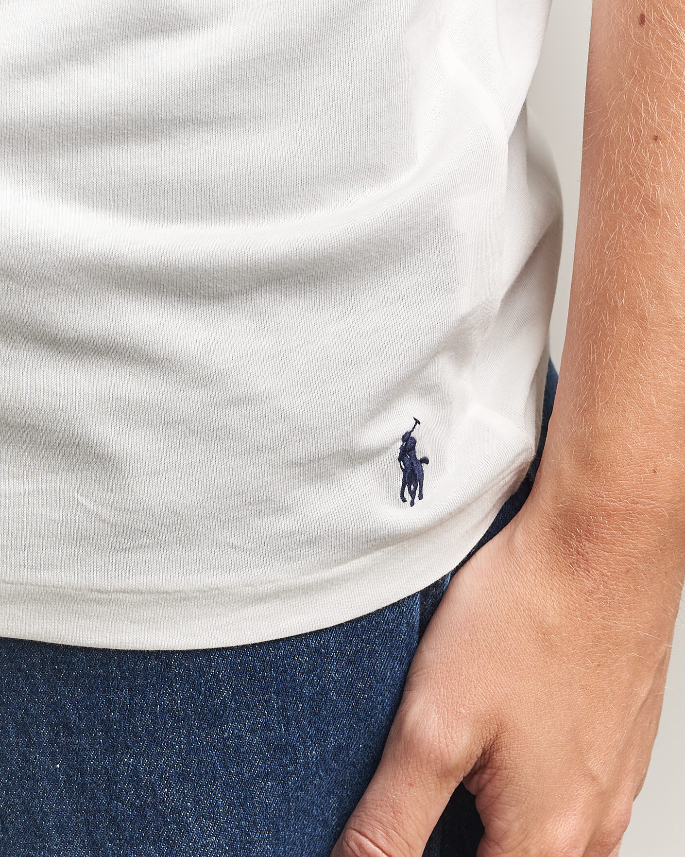 Herren | T-Shirts | Polo Ralph Lauren | 3-Pack Crew Neck T-Shirt White/Blue/Light Blue