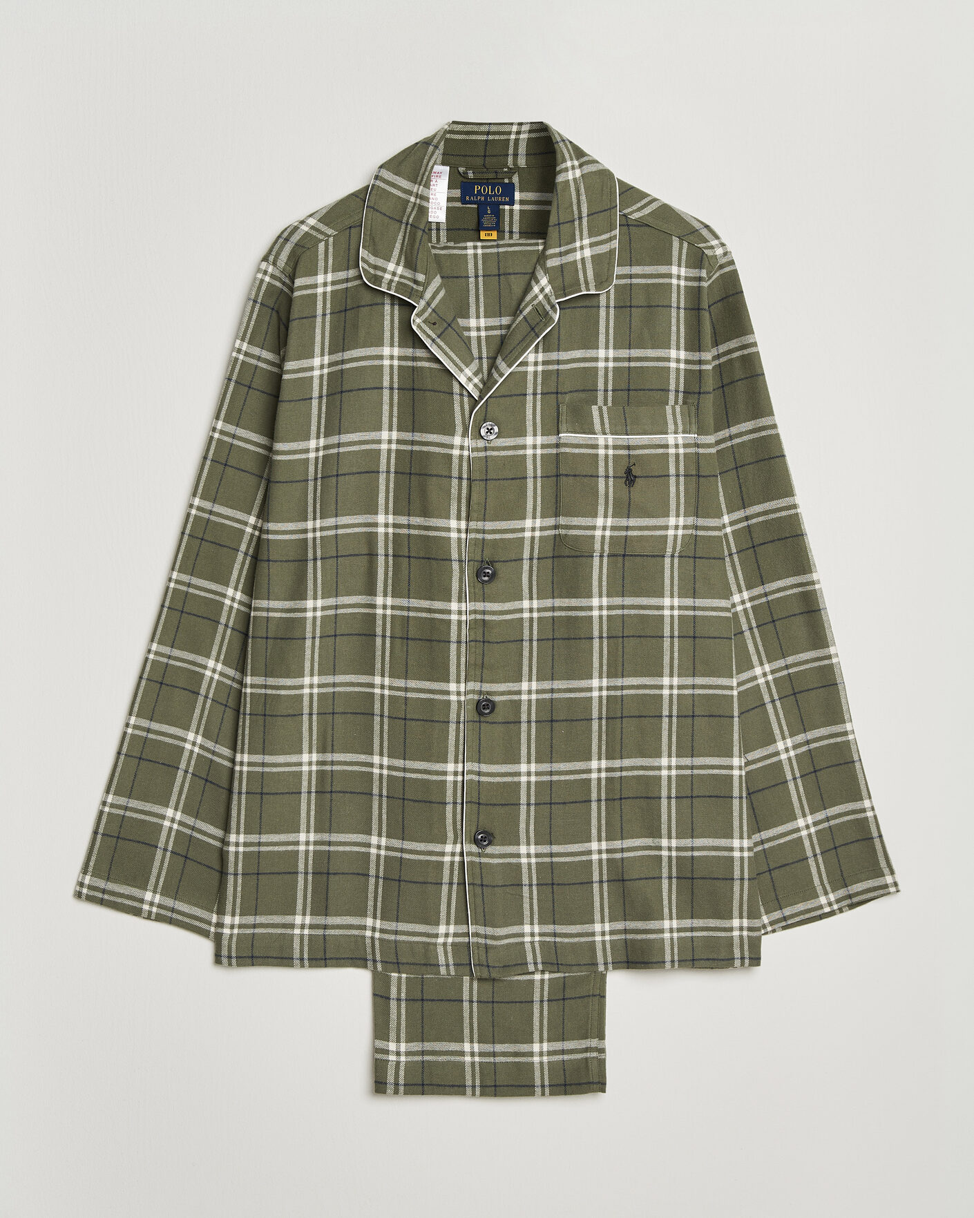 Herren | Schlafanzüge & Bademäntel | Polo Ralph Lauren | Pyjamas Set Olive/Navy