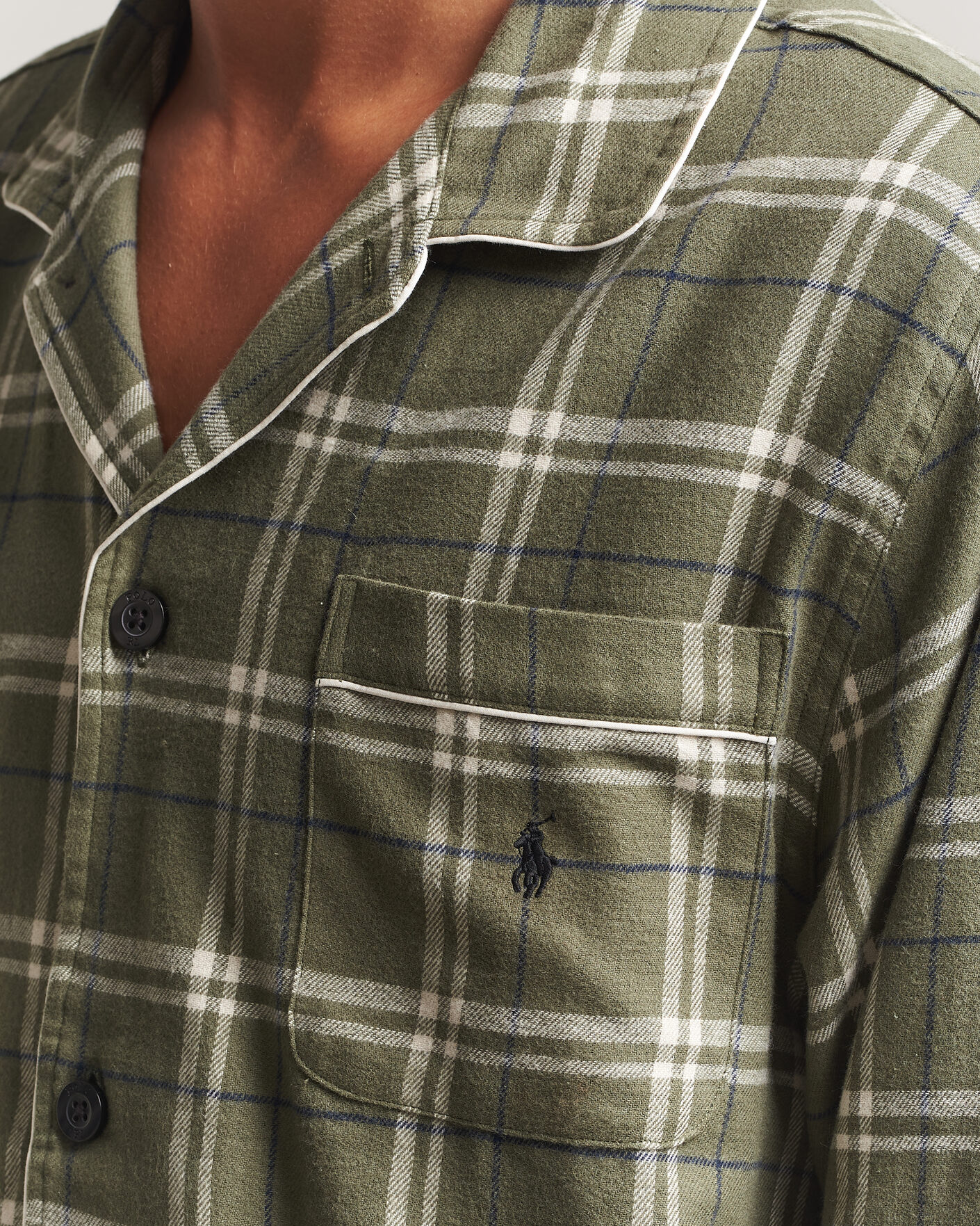 Herren | Schlafanzüge & Bademäntel | Polo Ralph Lauren | Pyjamas Set Olive/Navy
