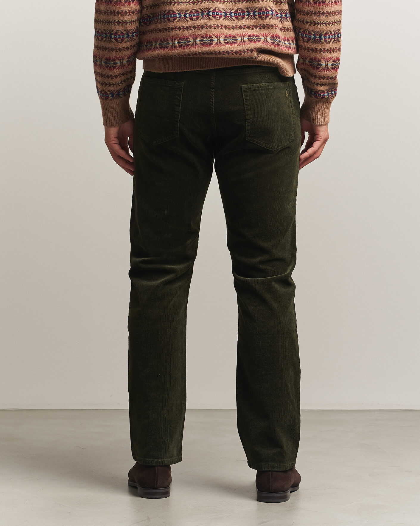 Herren | Hosen | Polo Ralph Lauren | Stretch Corduroy Straight Fit Pants Estate Olive