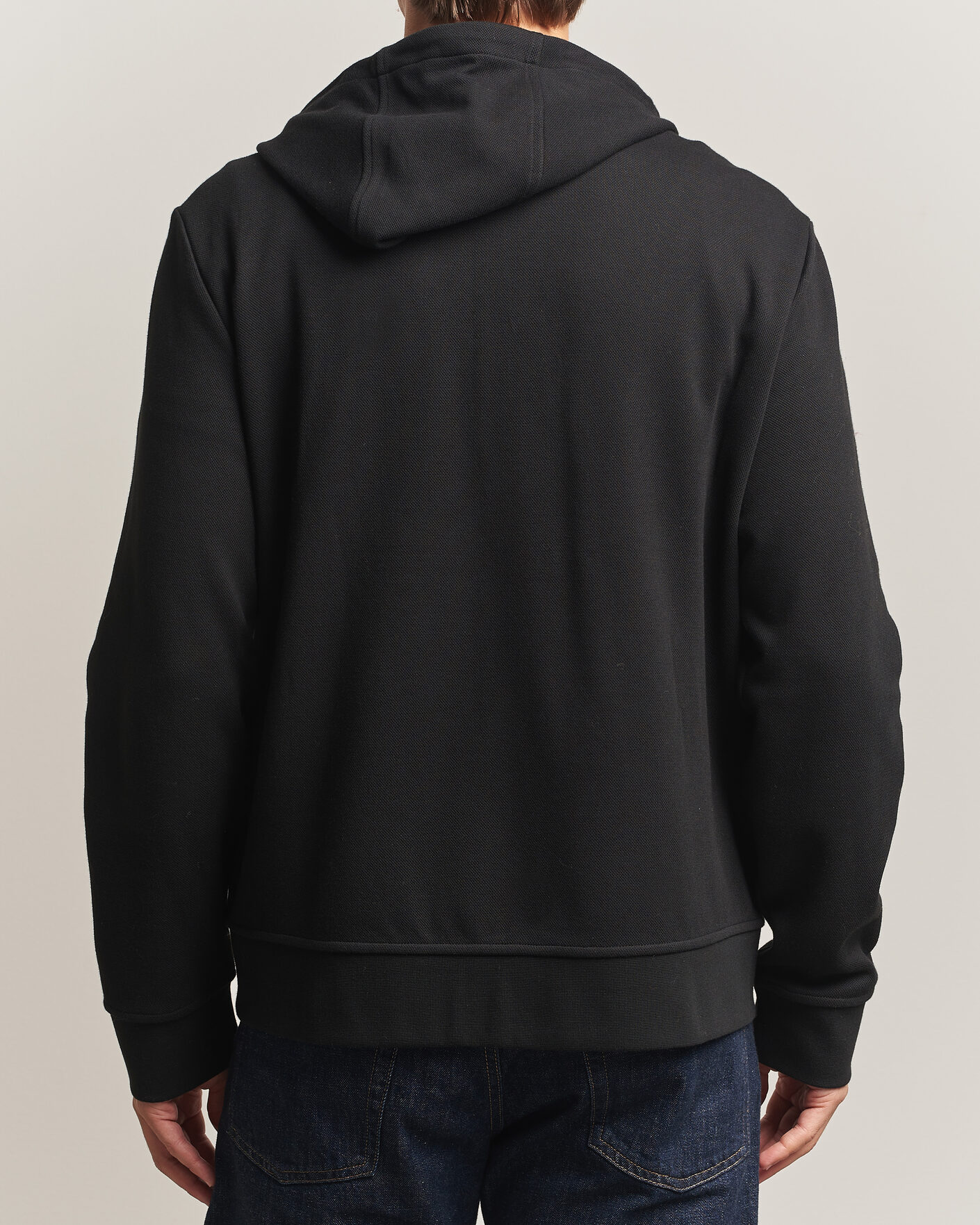 Herren | Pullover | Polo Ralph Lauren | Double Knitted Jaquard Full Zip Hoodie Polo Black