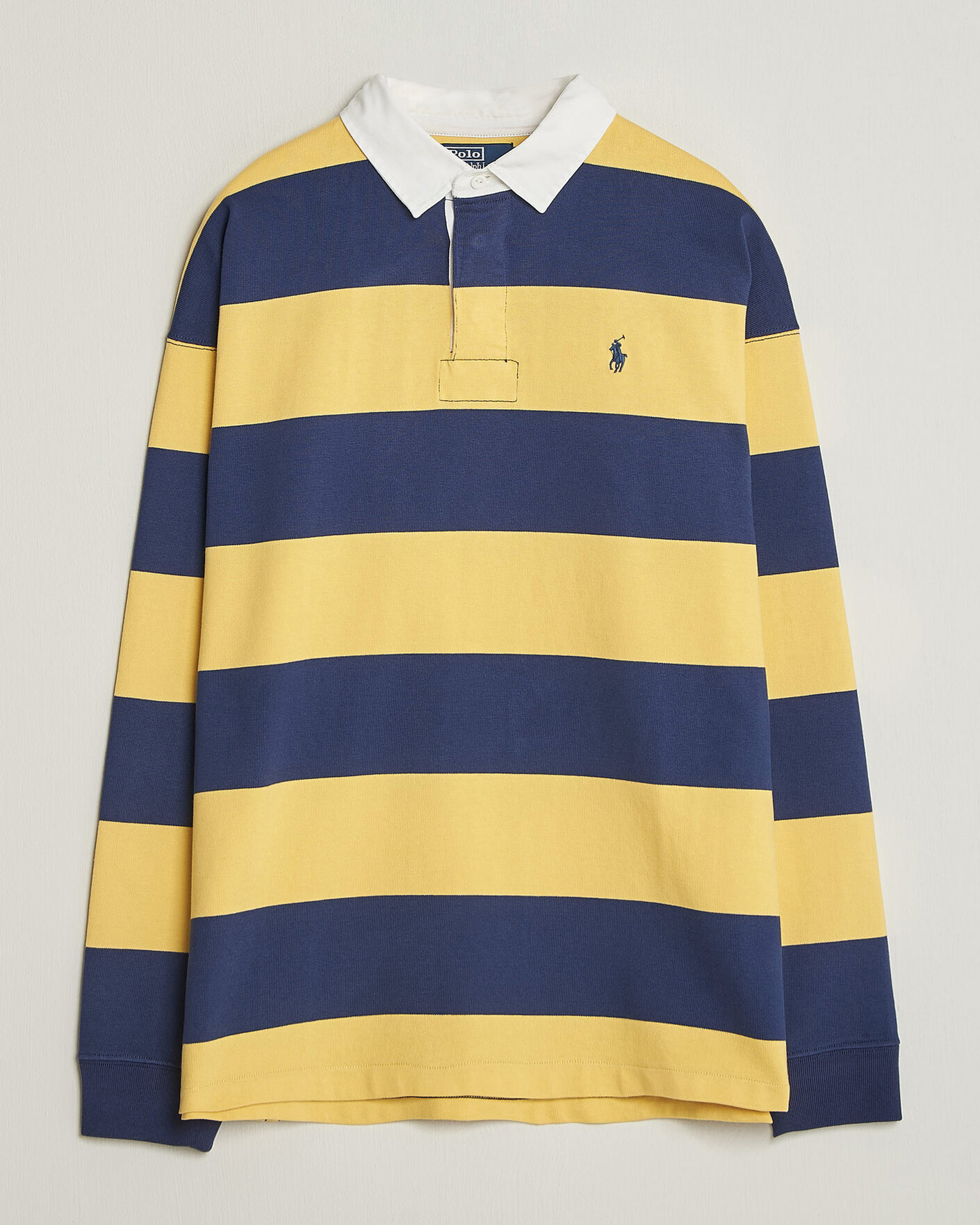 Herren | Pullover | Polo Ralph Lauren | Jersey Knitted Rugby Pullover Yellow/Cobolt